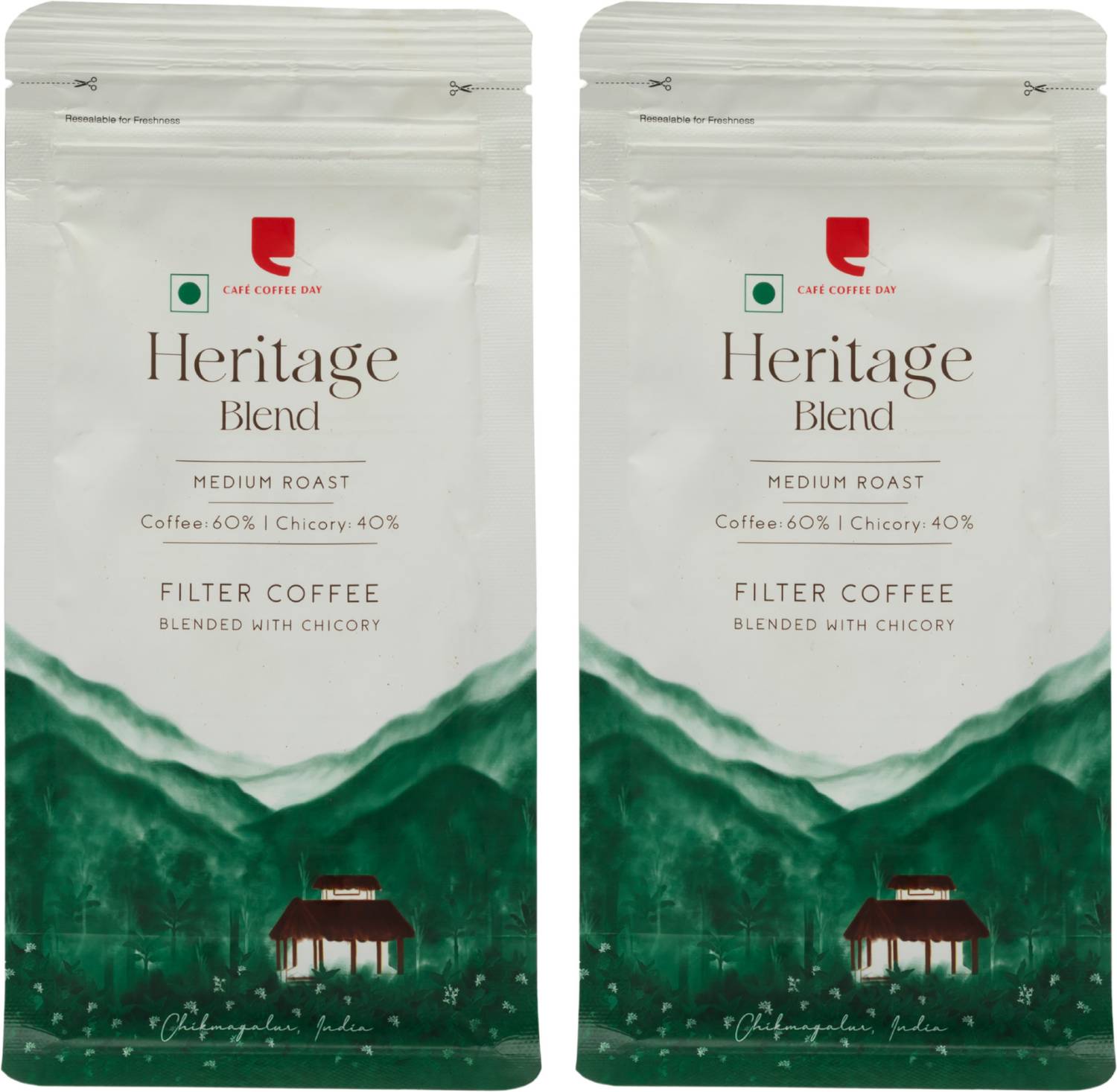 Cafe Coffee Day Charge Coffee Powder (60% Coffee 40% Chicory) Roast & Ground Coffee