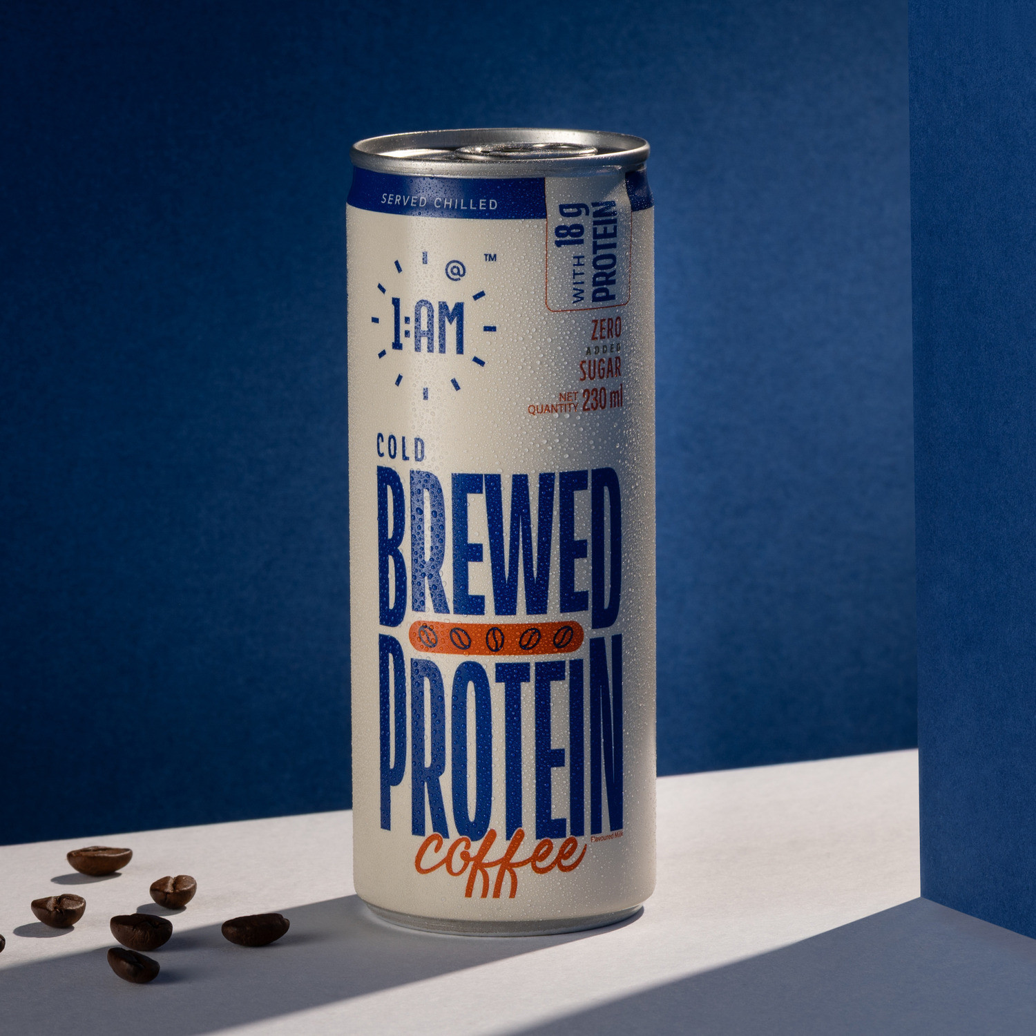 Image of 1 AM 1AM Brewed Protein Cold Coffee-230ml |Zero Sugar|Pack Of 1 Cold Coffee