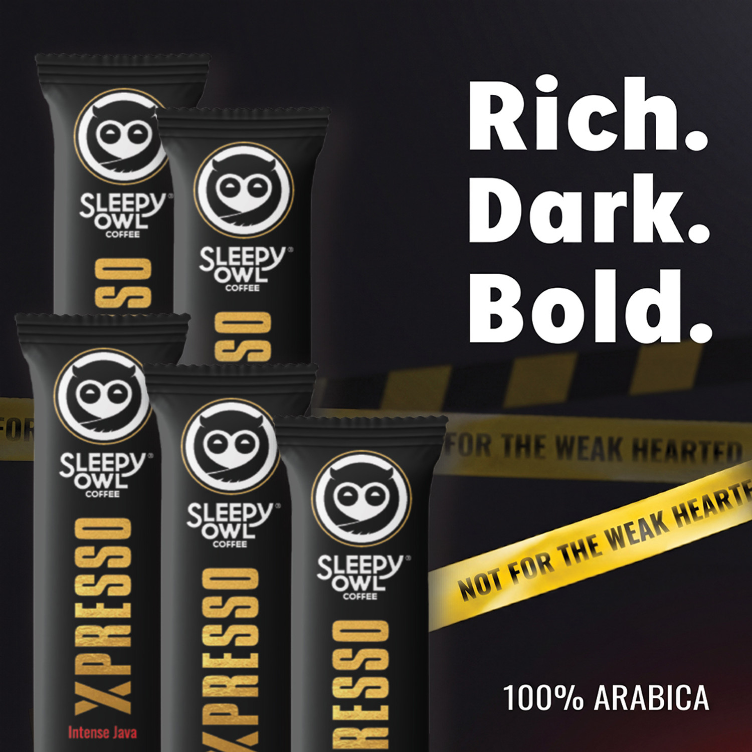 Image of Sleepy Owl Instant Coffee Xpresso Pack of 5 Sachets Instant Coffee
