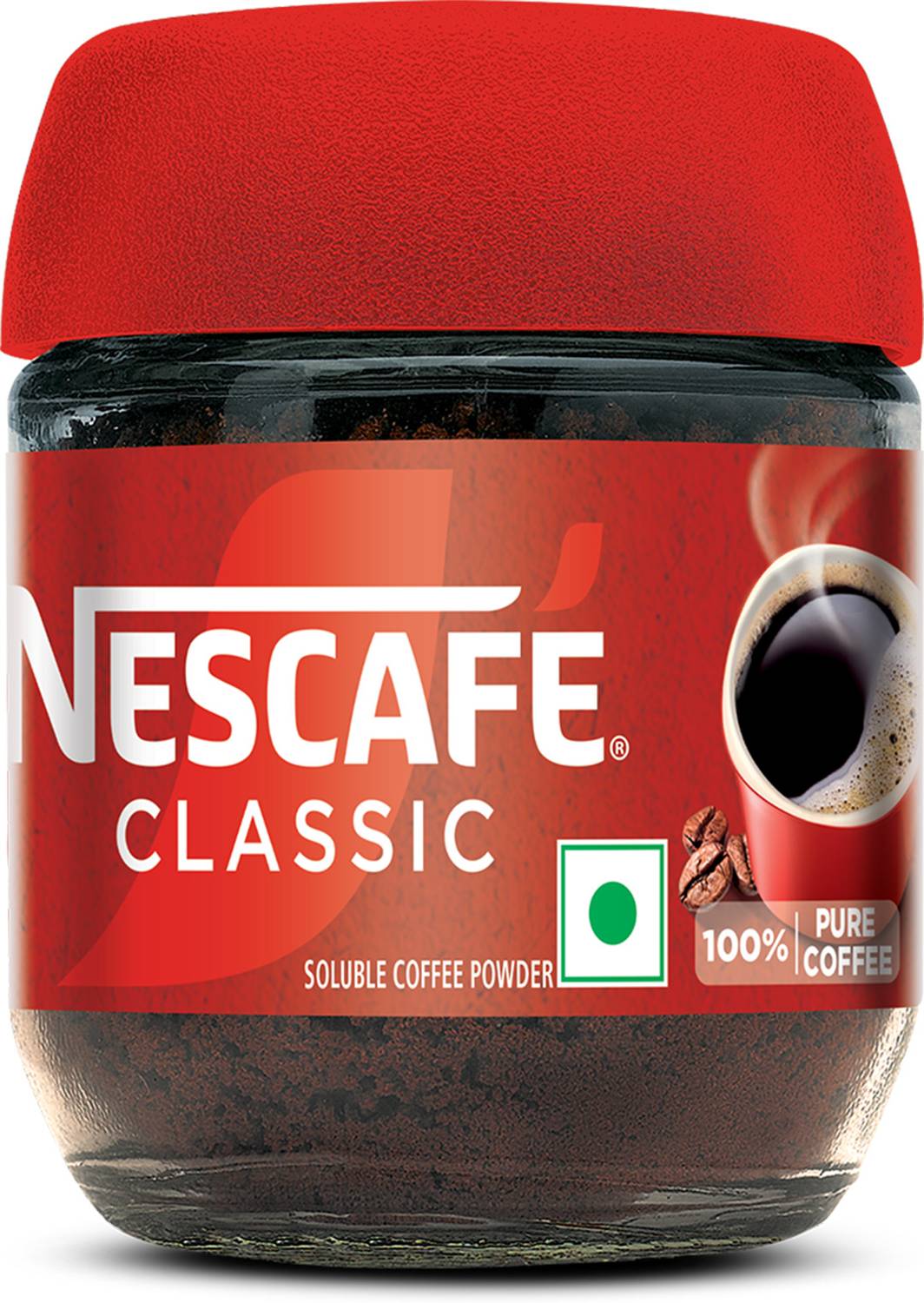 Nescafe Classic Coffee Powder Jar, 100% Pure Instant Coffee (24 g