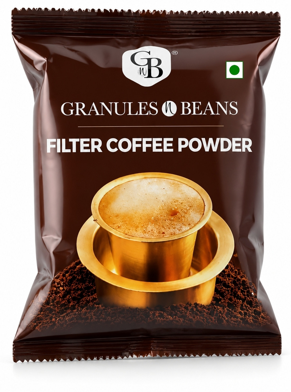 Image of Granules N Beans 65% Coffee, 35% Chicory Blend | Authentic South Indian | Filter Coffee