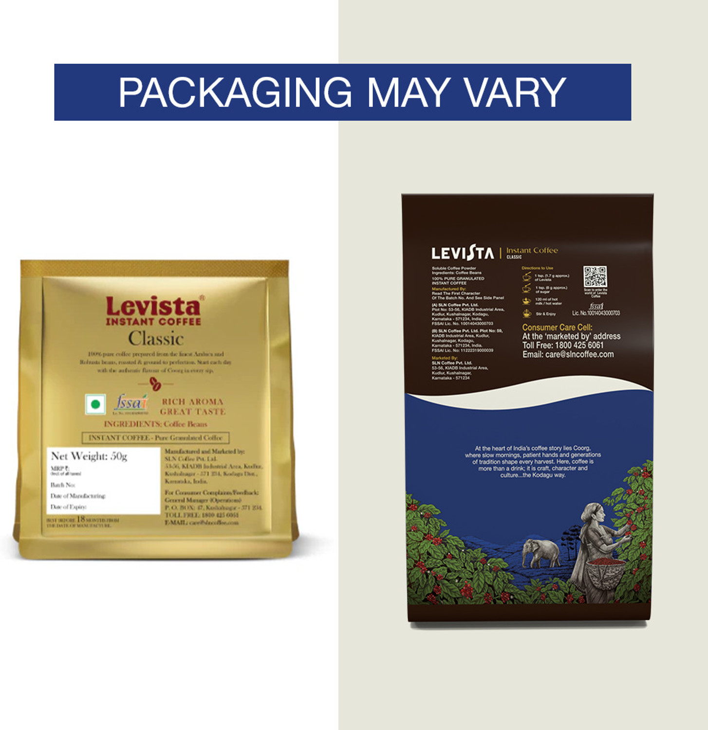 Image of Levista Classic 100% Pure Instant Coffee