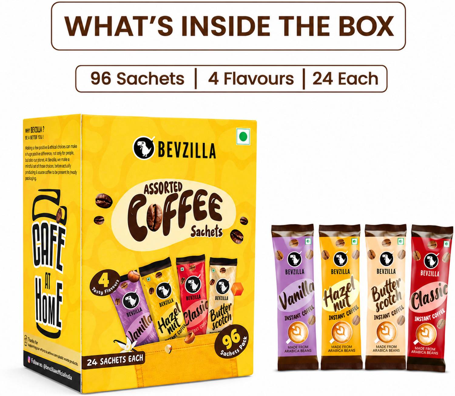 Bevzilla 192 Instant Coffee 48 Sachets - Image 3