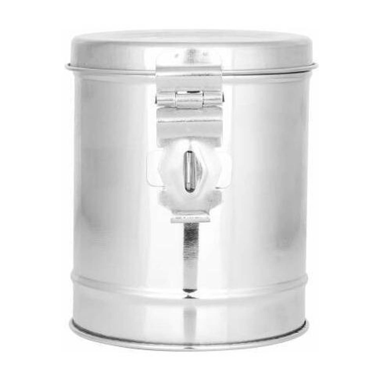 AADYA CREATION Stainless Steel Round Shape Money Bank Piggy Banks Antique Box Coin Bank