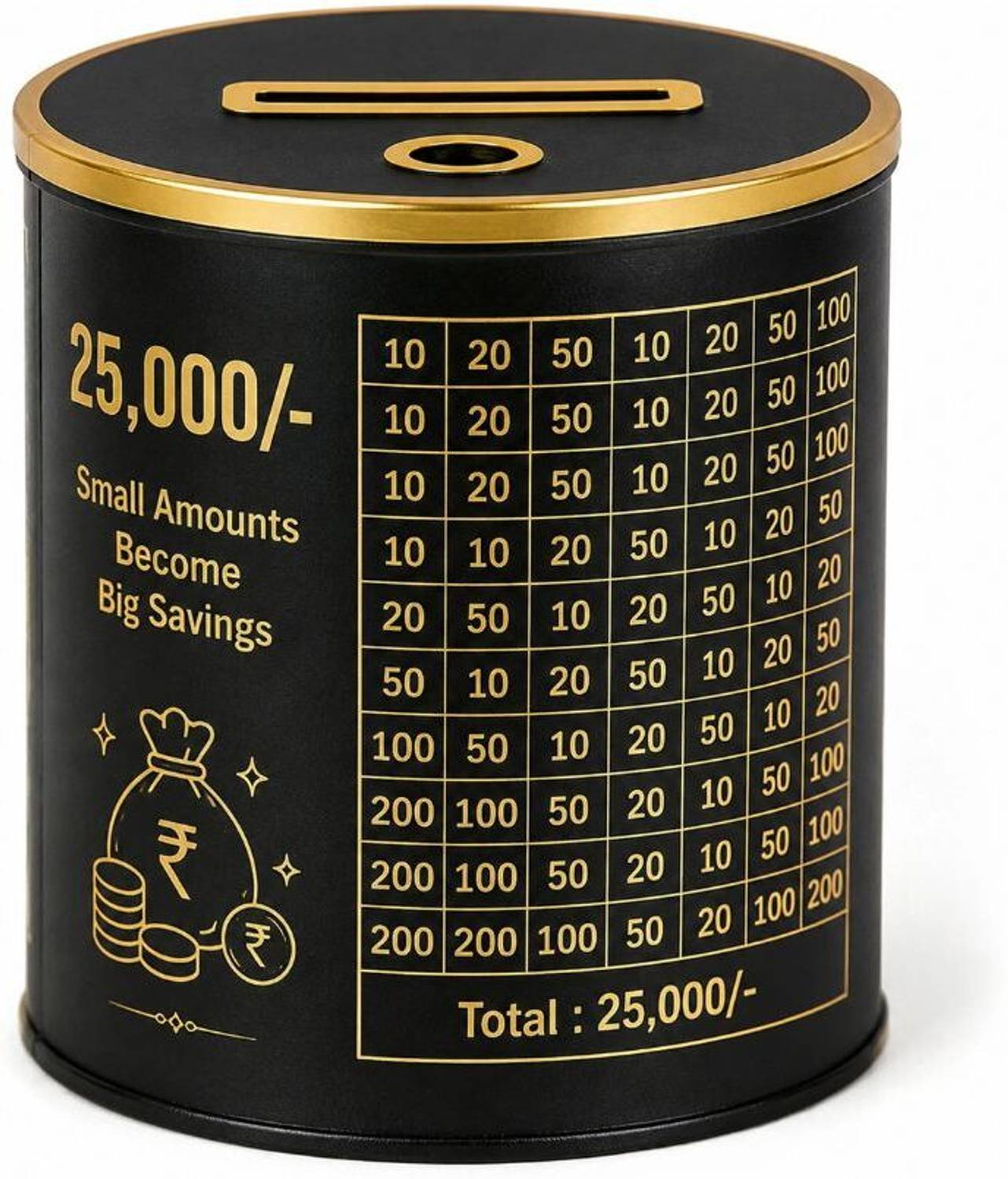 VISACHI 25000 Saving Challenge Piggy Bank - Image 2