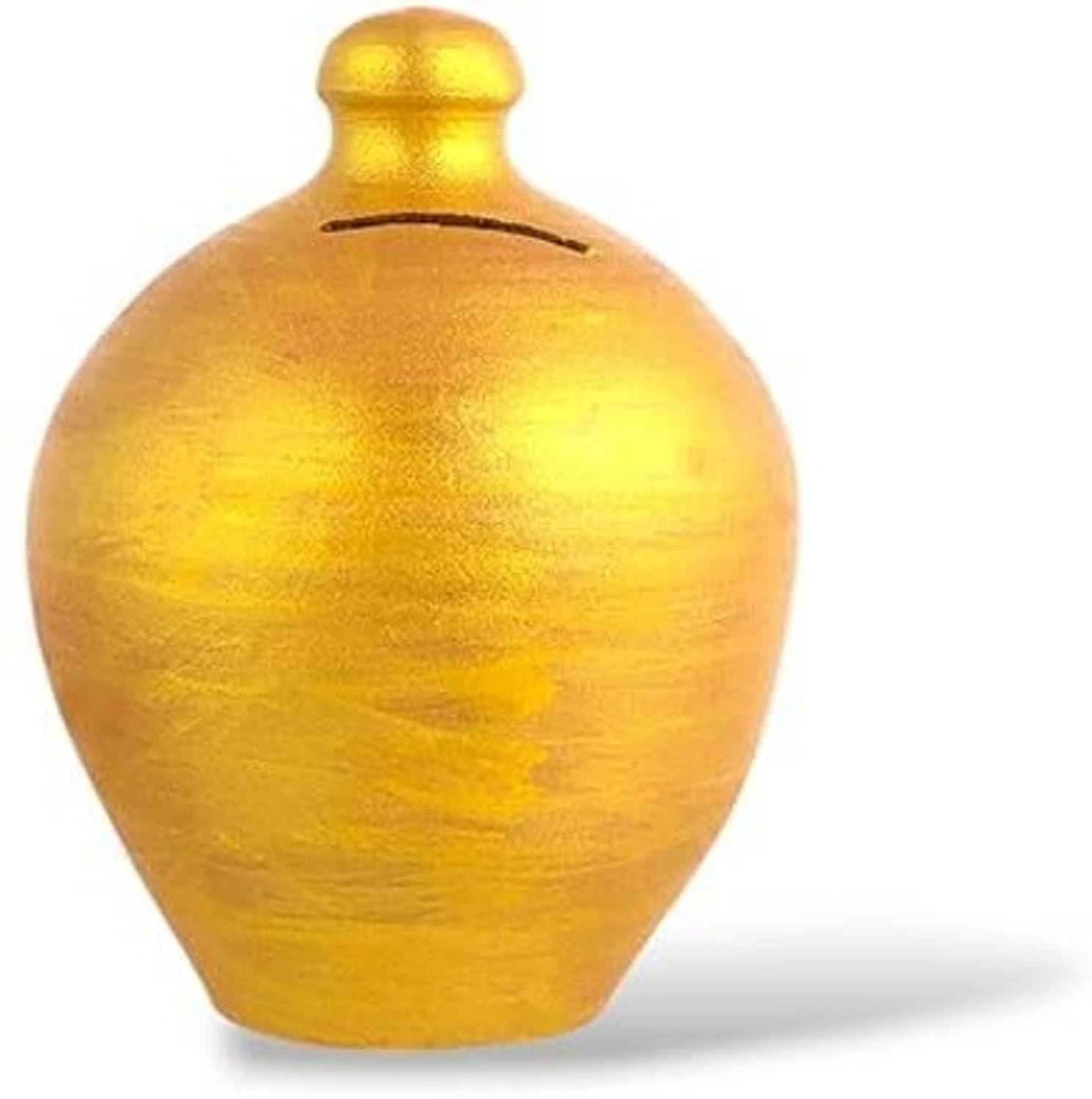 AMGHUB Handmade Mitti Ki Gullak/Clay CoinBank for Kids Coin Bank