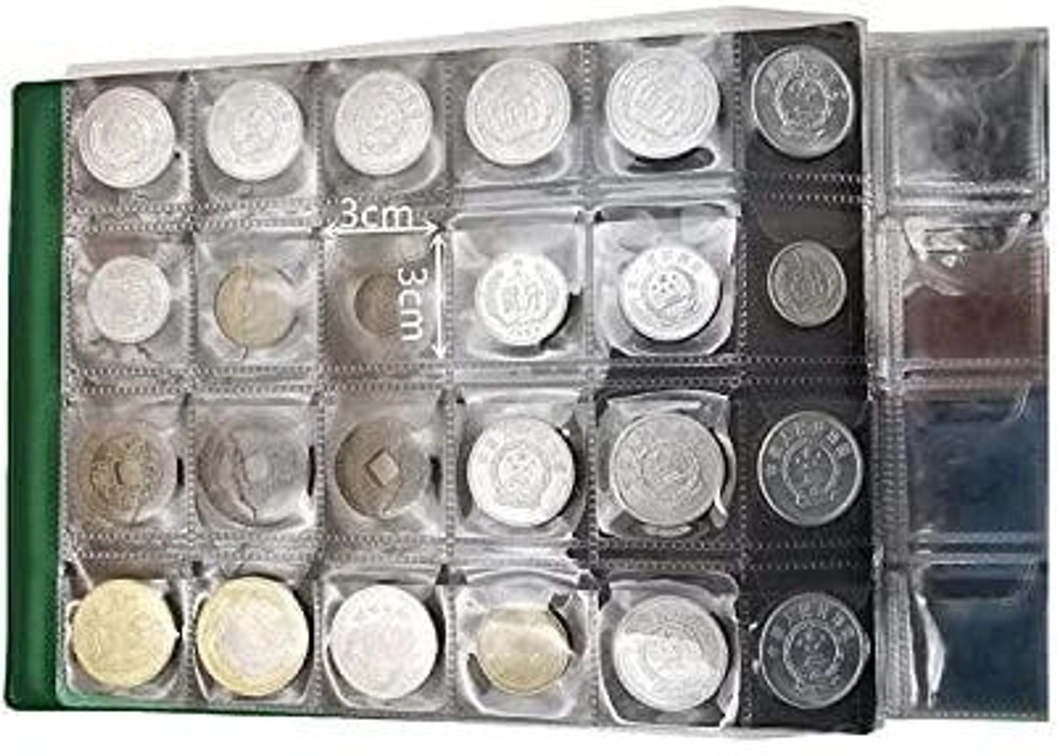Image of AnXeon 240 Pockets Coin Holder Collection Coin Storage Album Book for Collectors Coin Bank