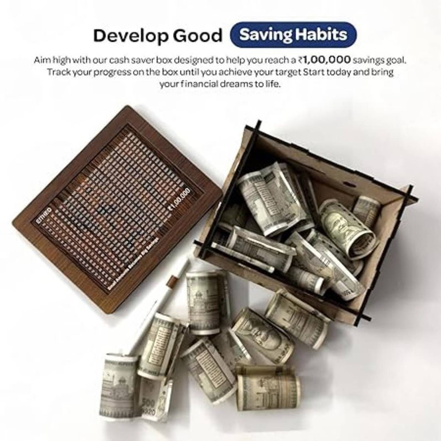 ARIVETS 1 Lakh Schedule Saving Box Bigi Box Coin Bank