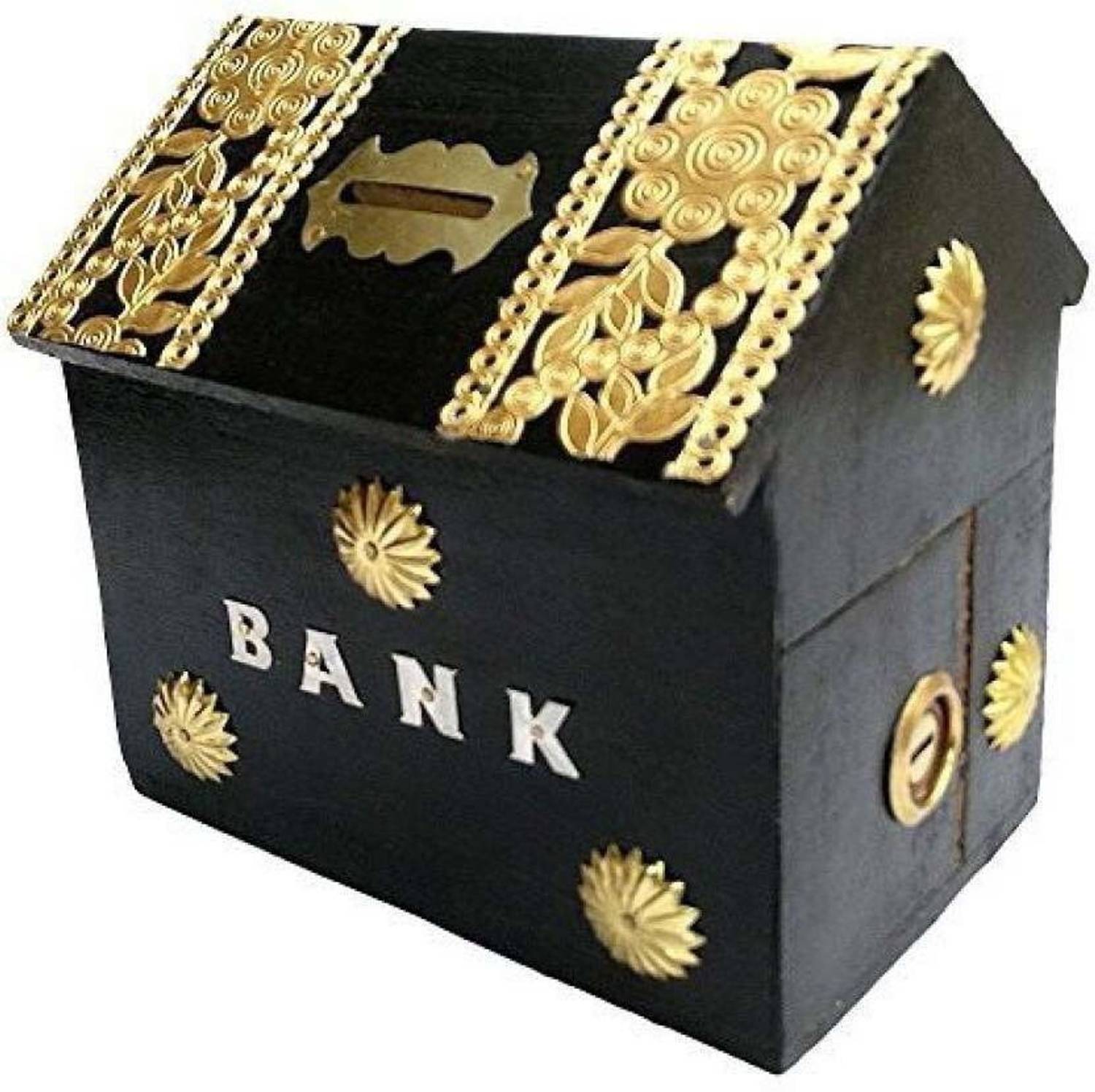 Alhind Handicraft StorWooden Piggy Bank, Money Bank, Gullak For Kids, Birthday Gift For Kids And Adults, Handmade Wooden Coin Box, Holder, Money Box Coin Bank Coin Bank