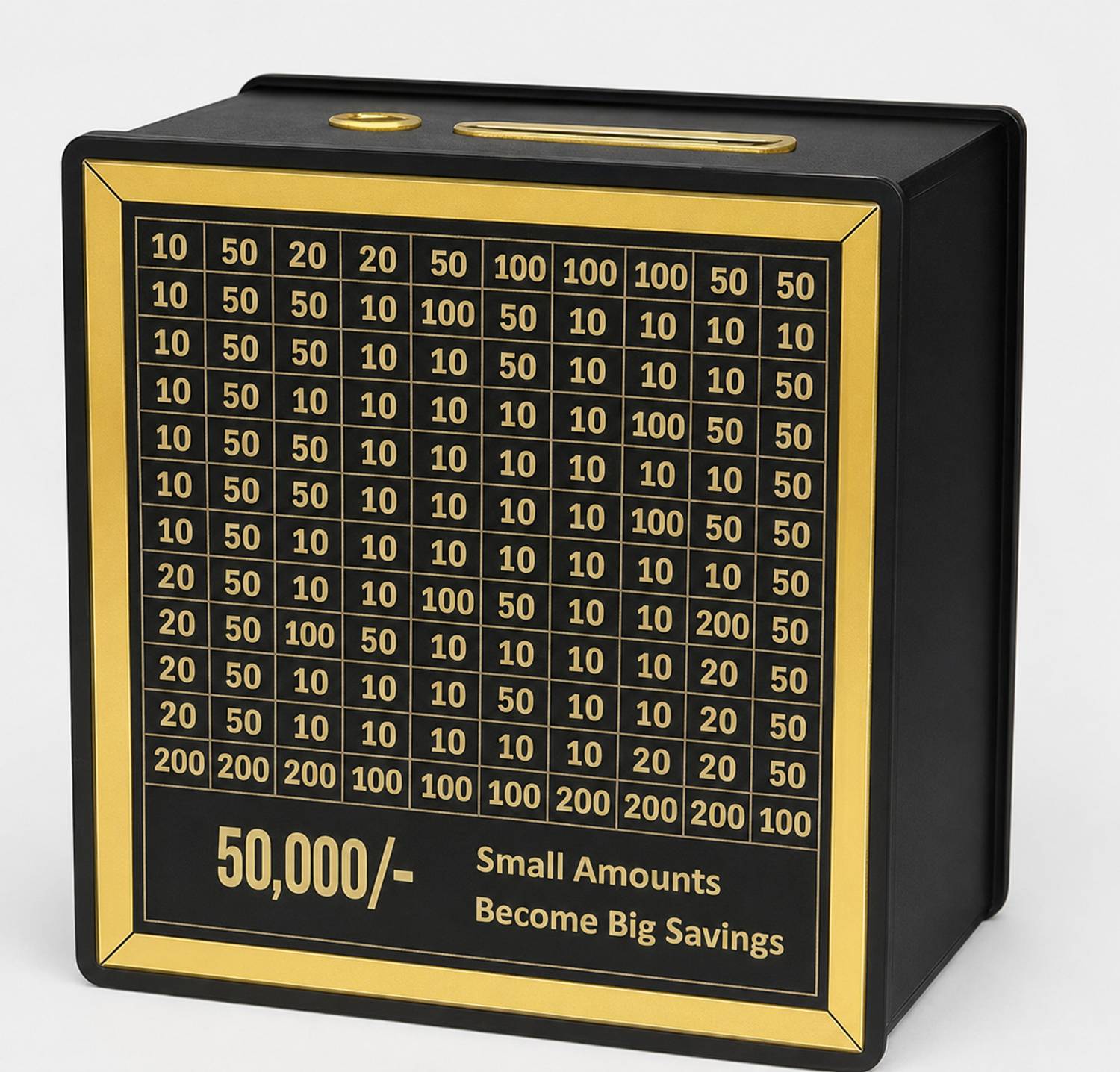 Huckwood 50000 Savings Challenge Money Box - Image 1