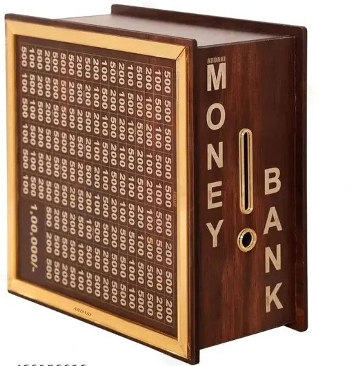 ALICIA Wooden Money Bank & Box /, Money Bank, 100000 Money Bank Piggy Bank Coin Bank
