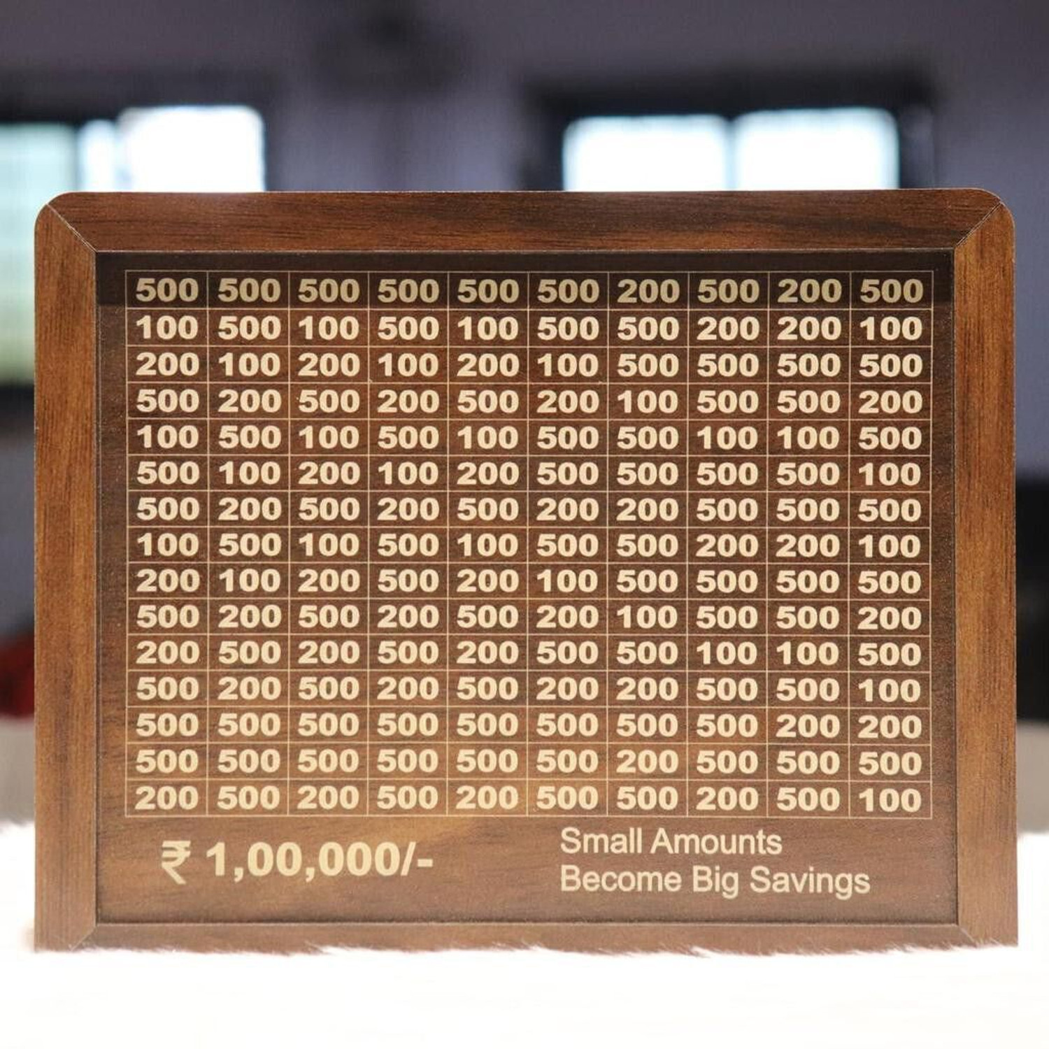 Image of GMD Wooden Money /Piggy Bank Box for Kids, Savings Box(1,00,000) Coin Bank Coin Bank