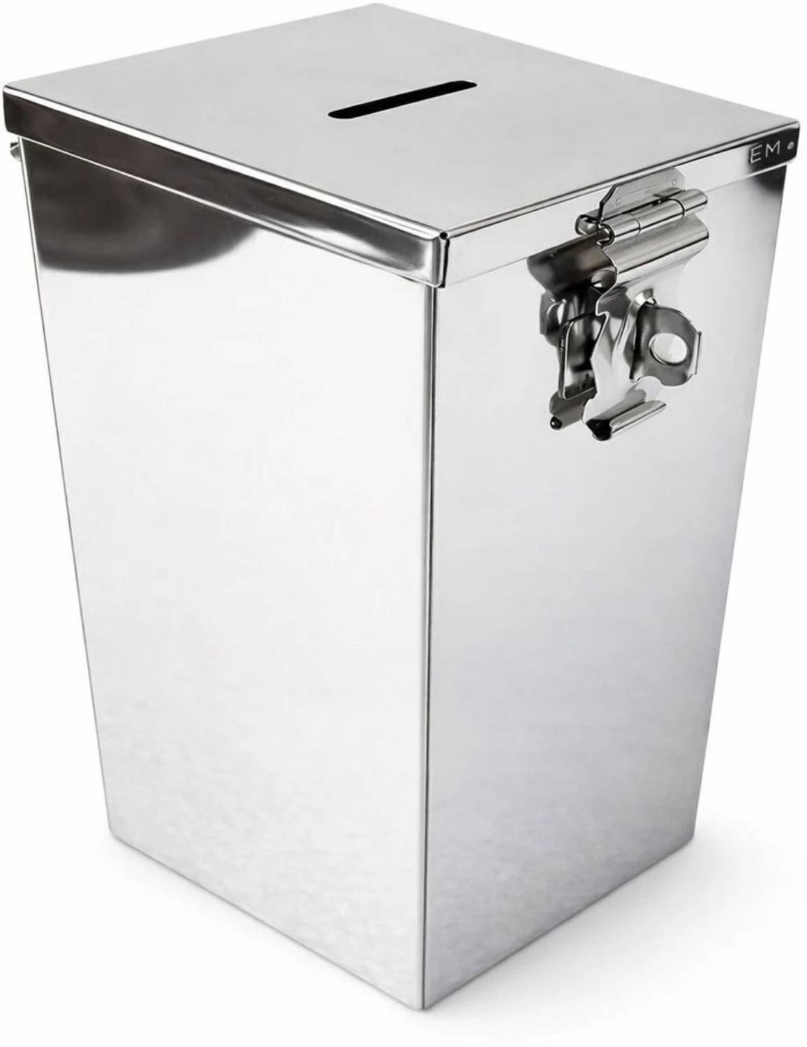 KOKOLINE Stainless Steel Money Bank Piggy Banks Antique box Coin