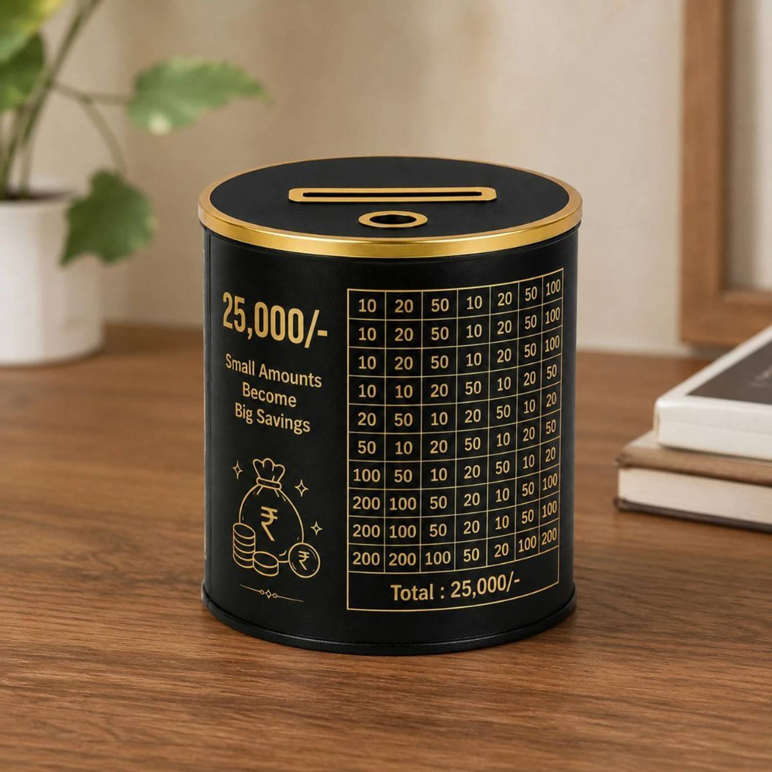 VISACHI 25000 Saving Challenge Piggy Bank - Image 3