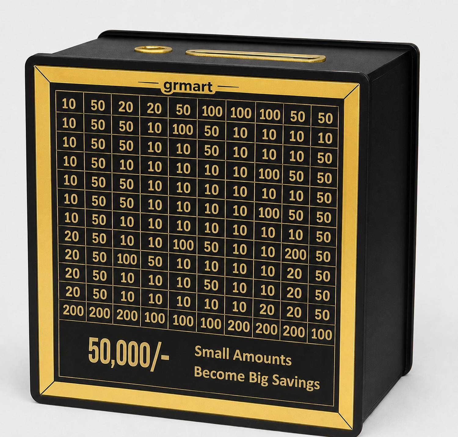 Huckwood 50000 Savings Challenge Money Box - Image 3