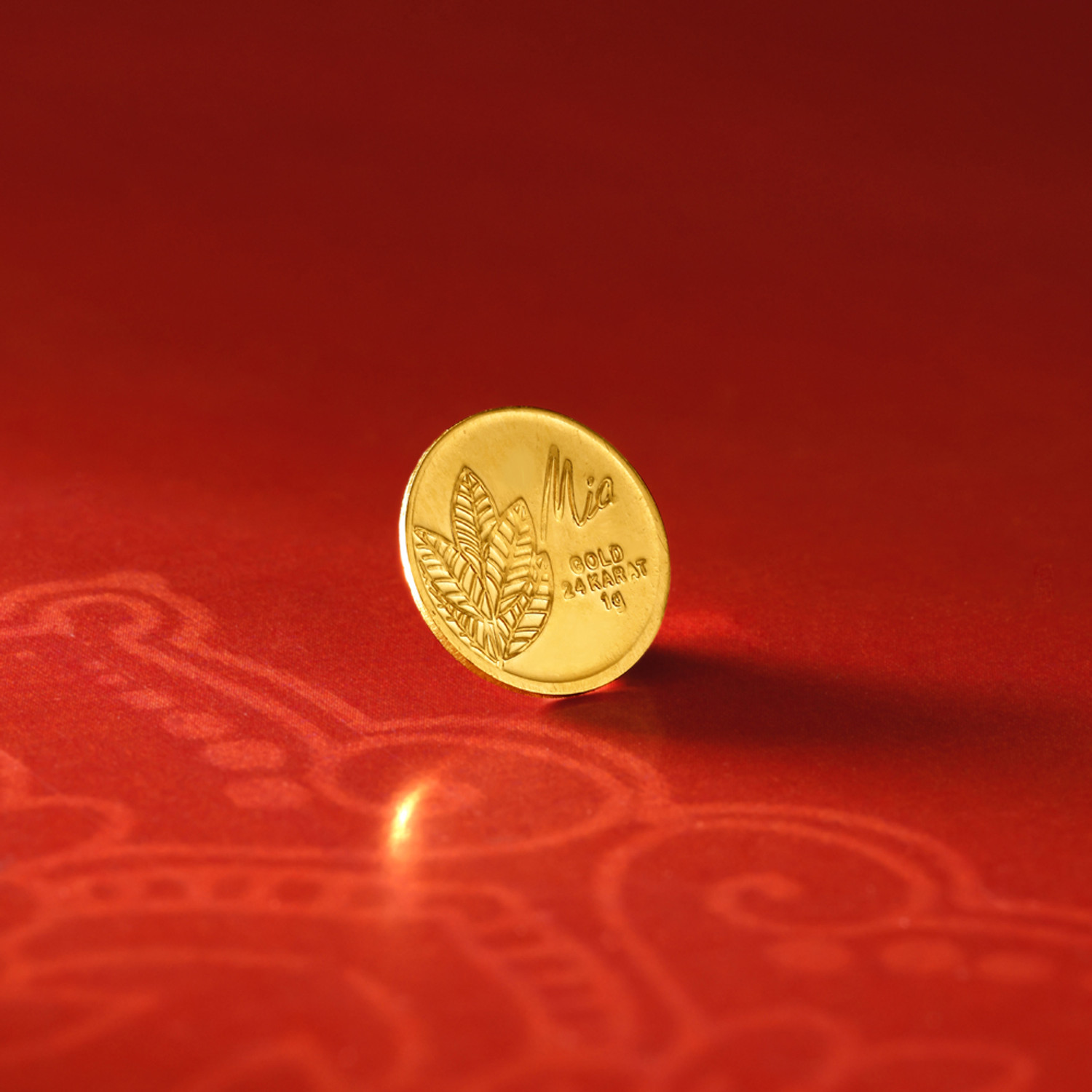 Image of Mia by Tanishq 24 (9999) K 1 gm Gold Coin
