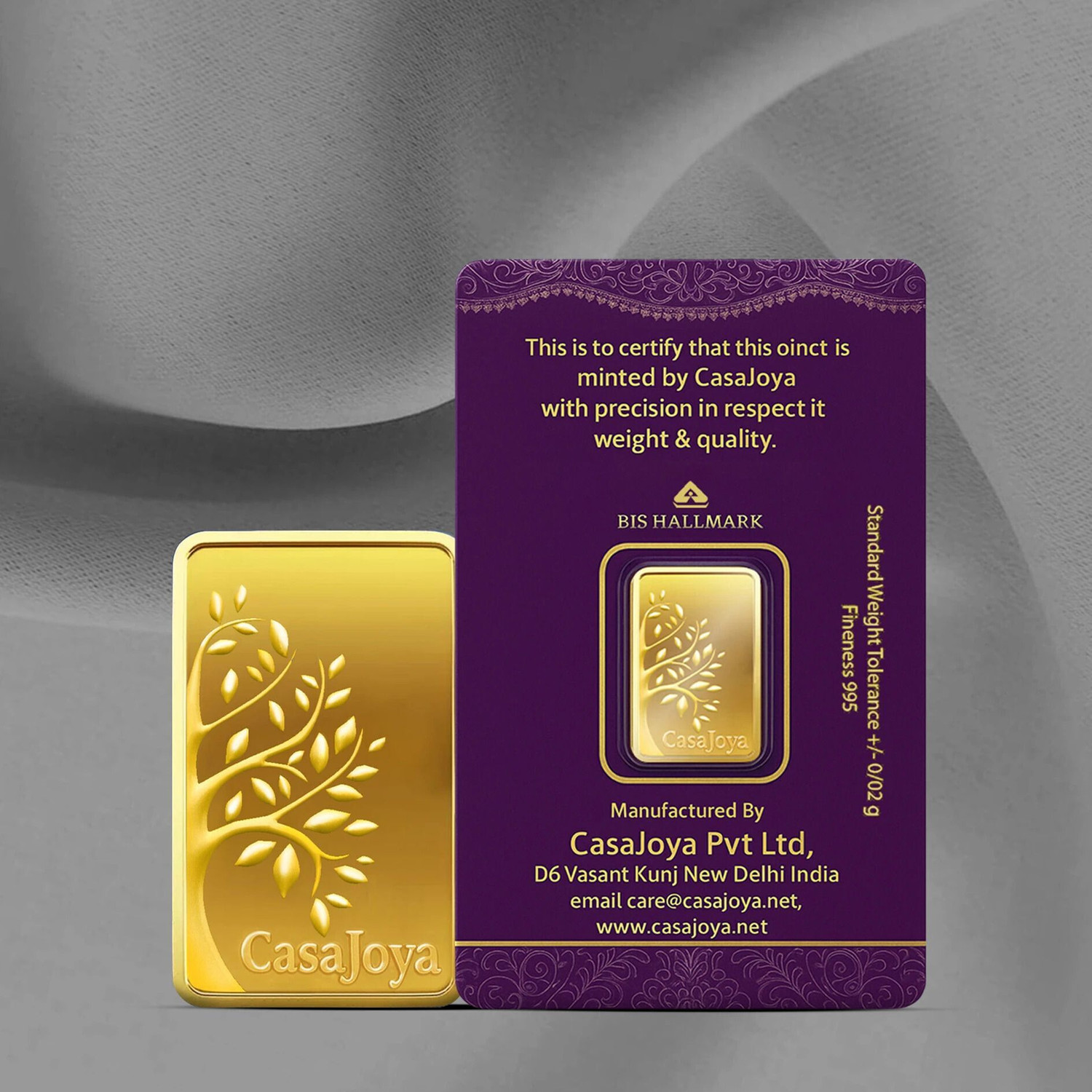 Image of CASAJOYA CJ-GB995-5G-B 24 (995) K 5 g Gold Bar