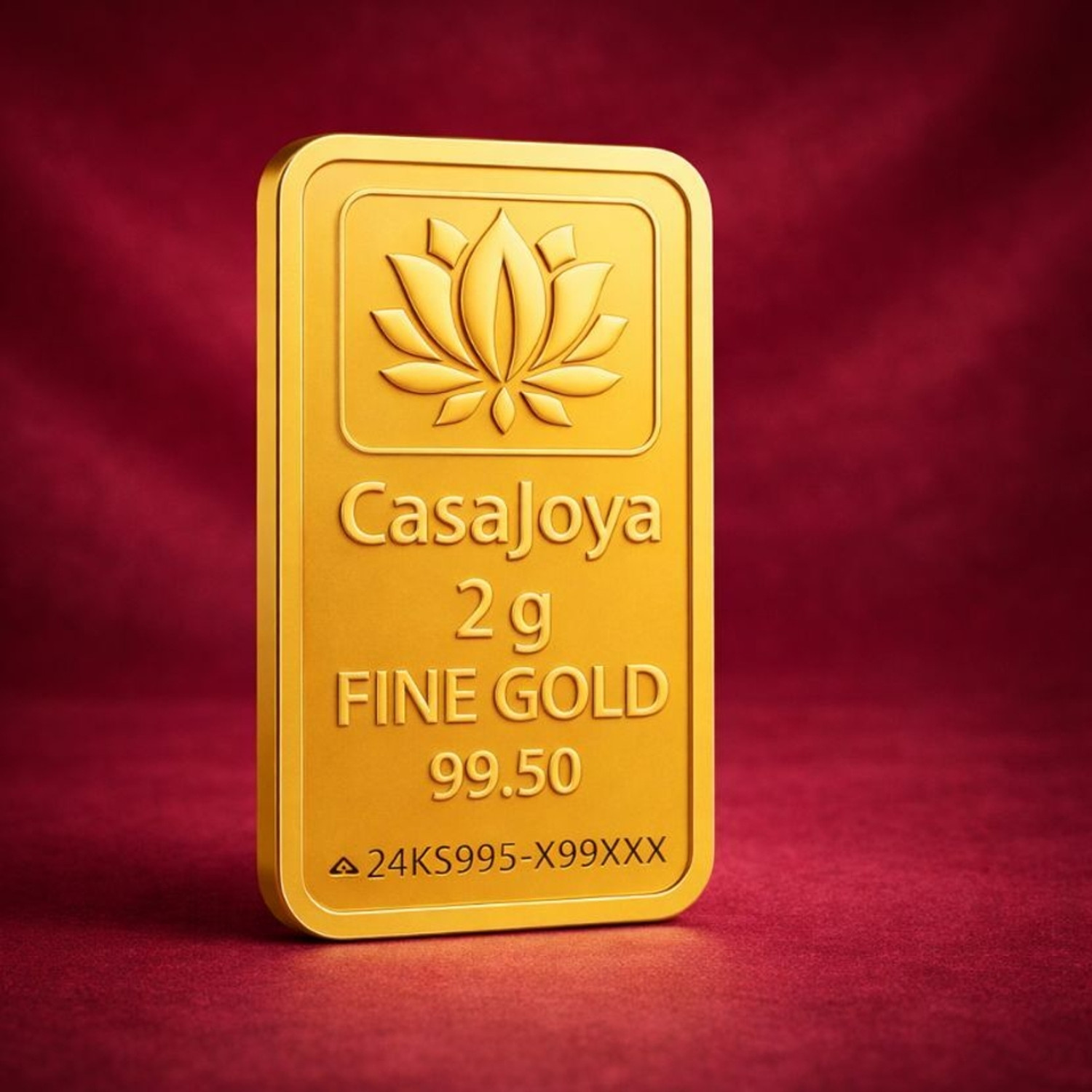 Image of CASAJOYA CJ-GC995-2G 24 (995) K 2 g Gold Coin
