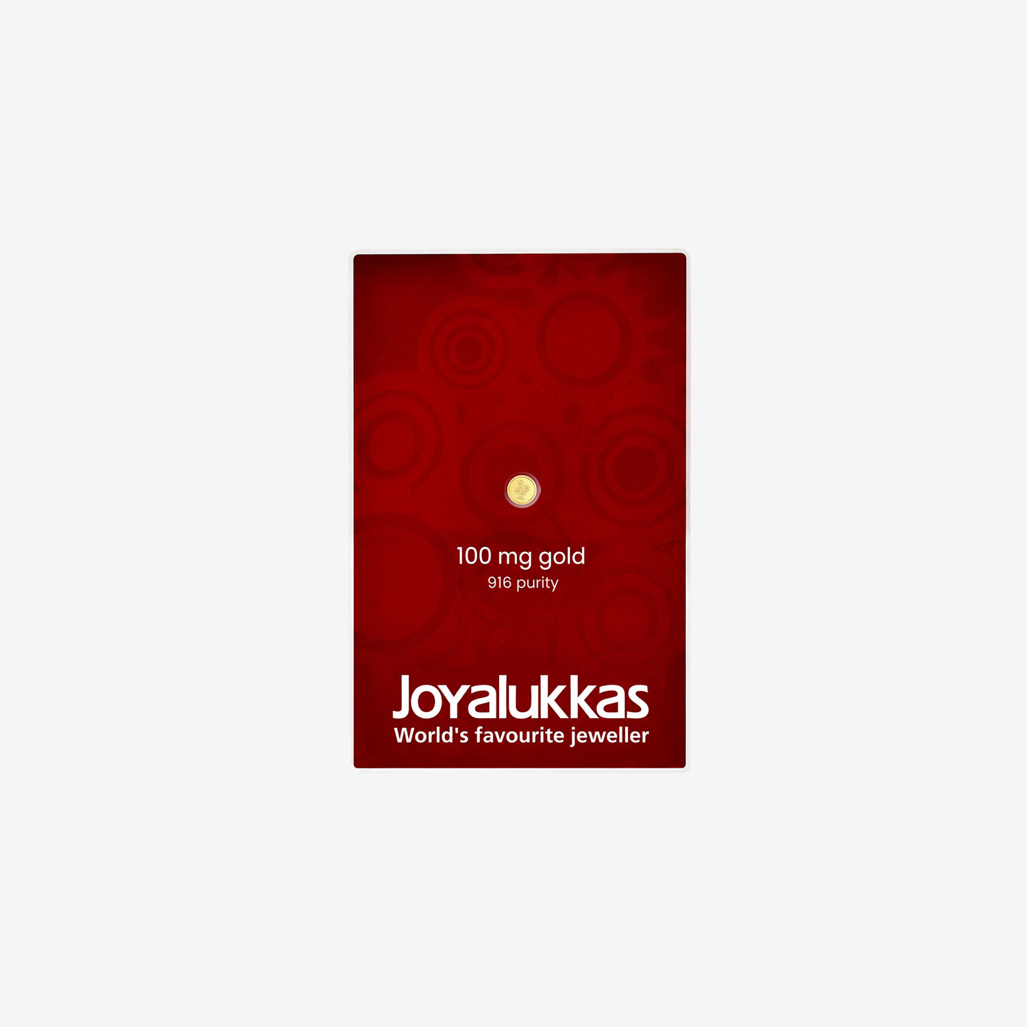 Image of Joyalukkas ONGCNPF22G0P100 22 K 0.1 g Gold Coin