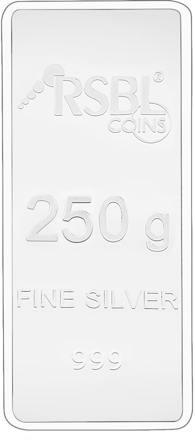 Image of RSBL Precious Certified Wonderful Rose Design S 999 250 g Silver Bar