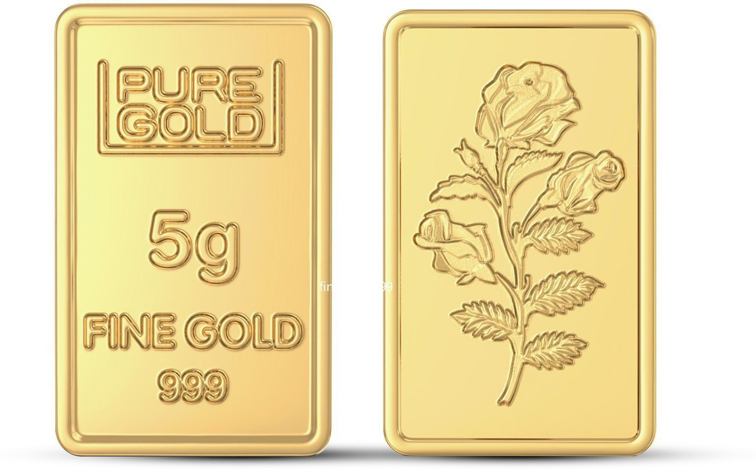 Image of Joyalukkas Flower 24 (999) K 5 g Gold Bar