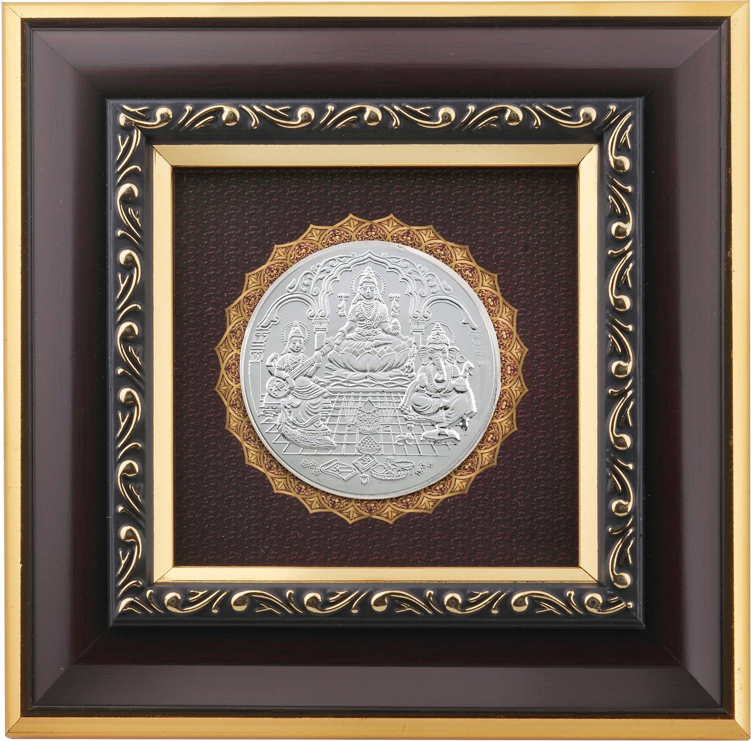 Bangalore Refinery 3 in 1 with Frame S 999 5 g Silver Coin