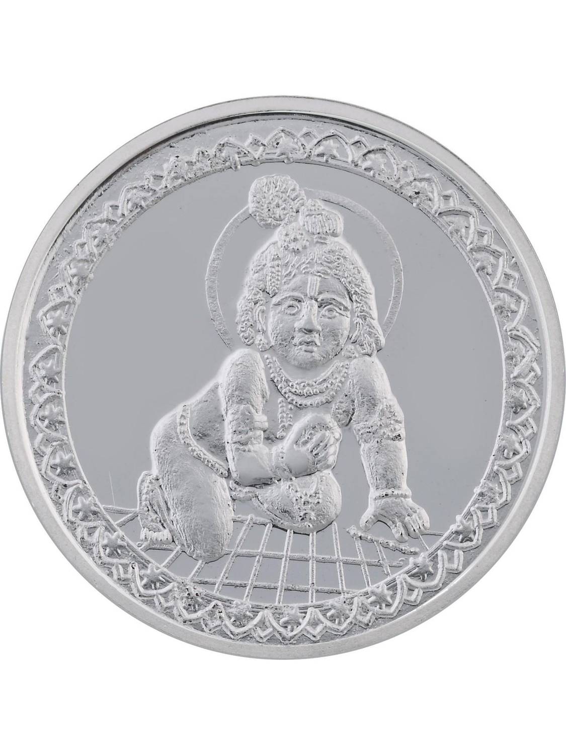 Bangalore Refinery Lord Bala Krishna S 999 10 g Silver Coin