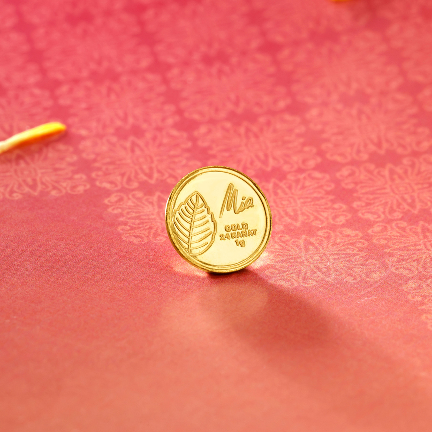 Image of Mia by Tanishq 24 (9999) K 1 gm Gold Coin