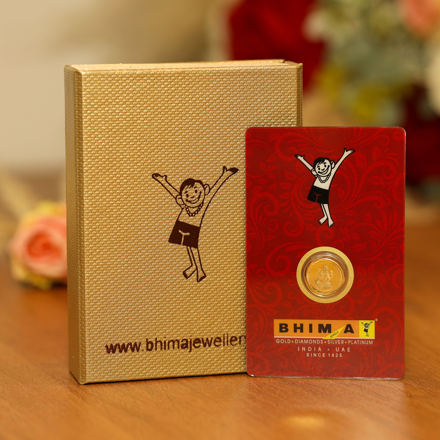 Image of BHIMA Jewellery 22 (916.7) K 1 g Gold Coin