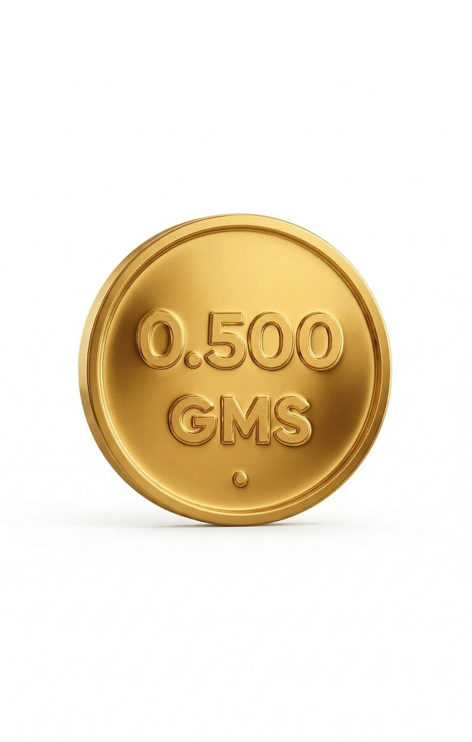 Image of PC Chandra Jewellers Pure Gold Brand Certified 24 (999) K 0.5 g Gold Coin
