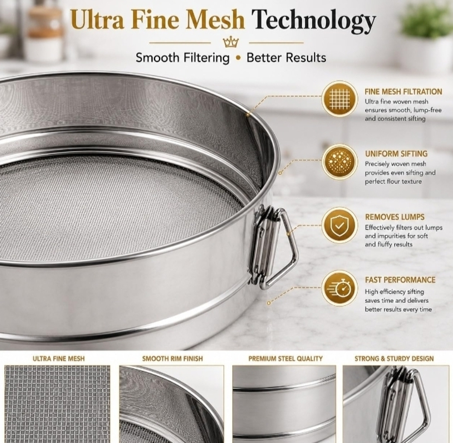 Image of atta chalni Strainer