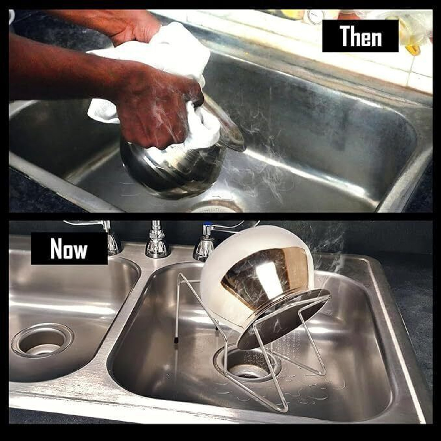 Image of ricepot Rice Pot Drainer Stand | Drain Stand for Rice Strainer Strainer