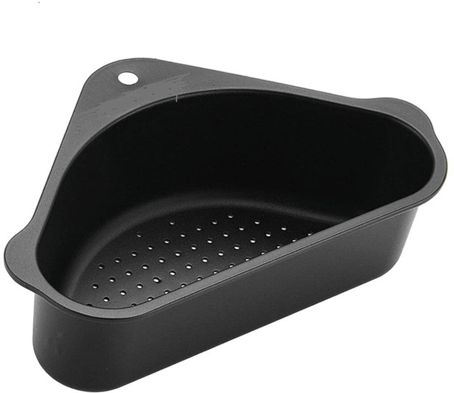 Amulakh Kitchen Sink Drain Basket, Triangular Sink Strainer Drain Basket Shelf Strainer