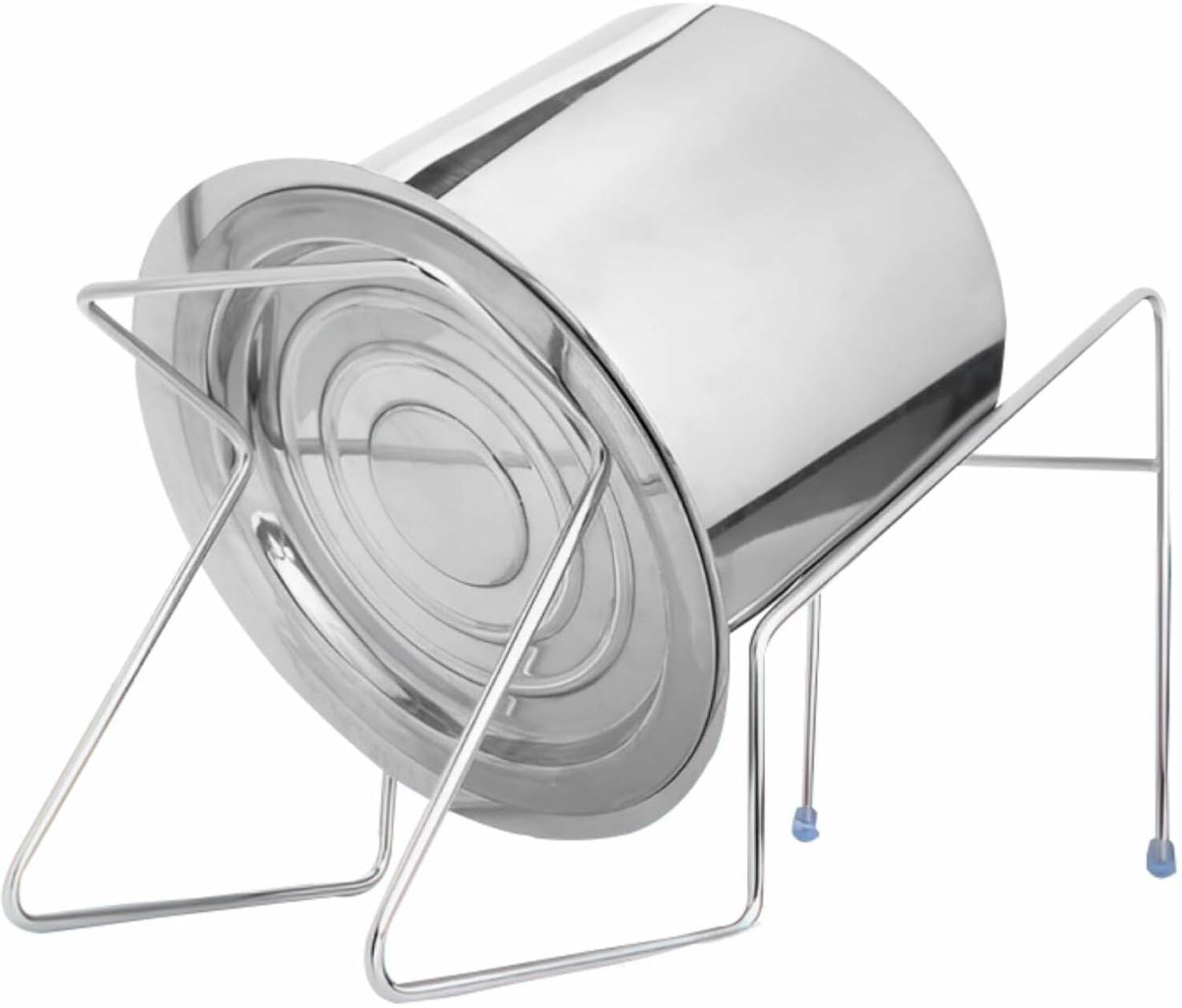 Antic Hand-Free Rice Pot Drain Stand for Kitchen Strainer Strainer