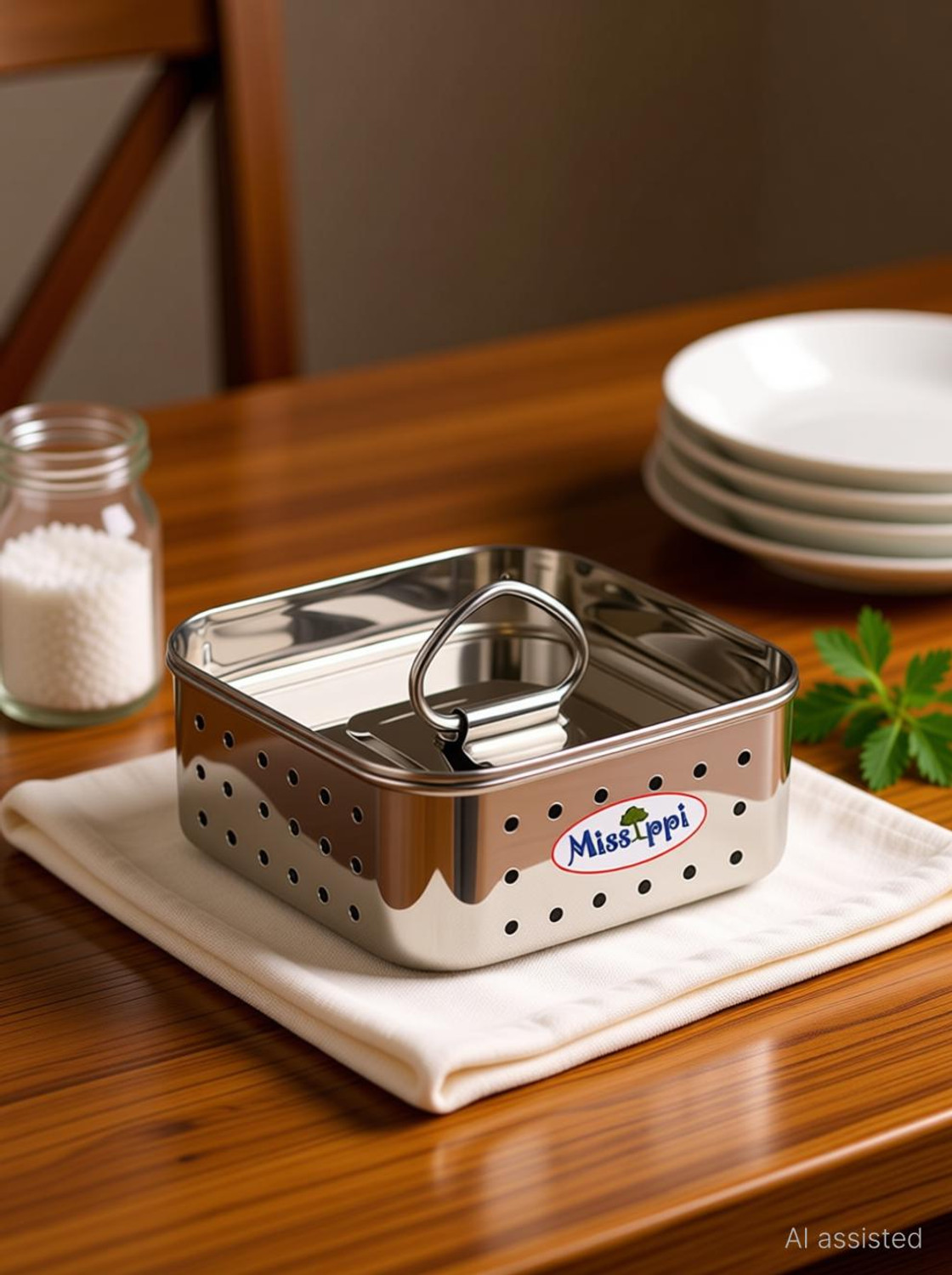 Image of MISSIPPI 500 ml Square Paneer Maker / Tofu Maker, Strainer for kitchen Collapsible Strainer