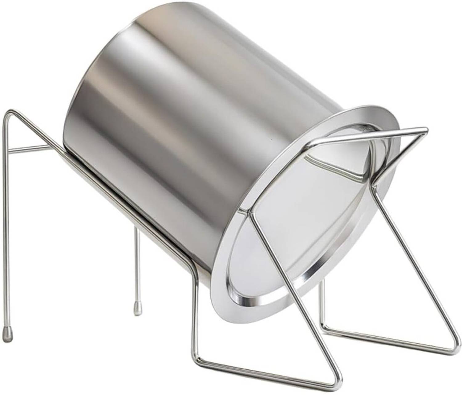Antic Hand-Free Rice Pot Drain Stand for Kitchen Strainer Strainer
