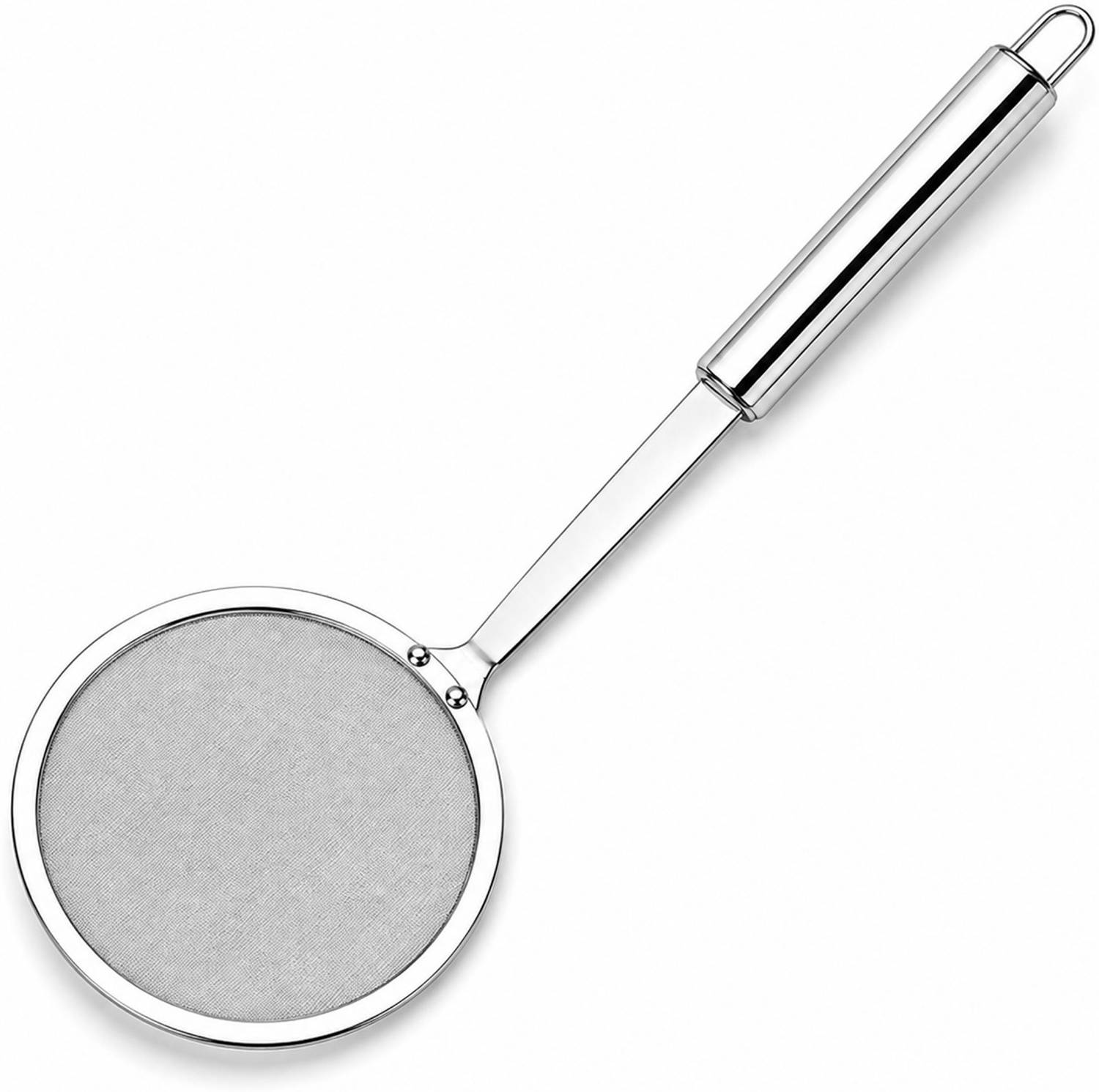 ANADI Stainless Steel Fine Mesh Jhara Strainer,Fine Mesh Stainless Steel Sieve Collapsible Sieve