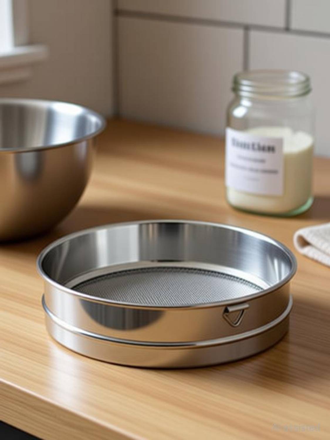 BRRL Stainless Steel Flour Chalni/Aatta Chalni (Fine Mesh) Sieve
