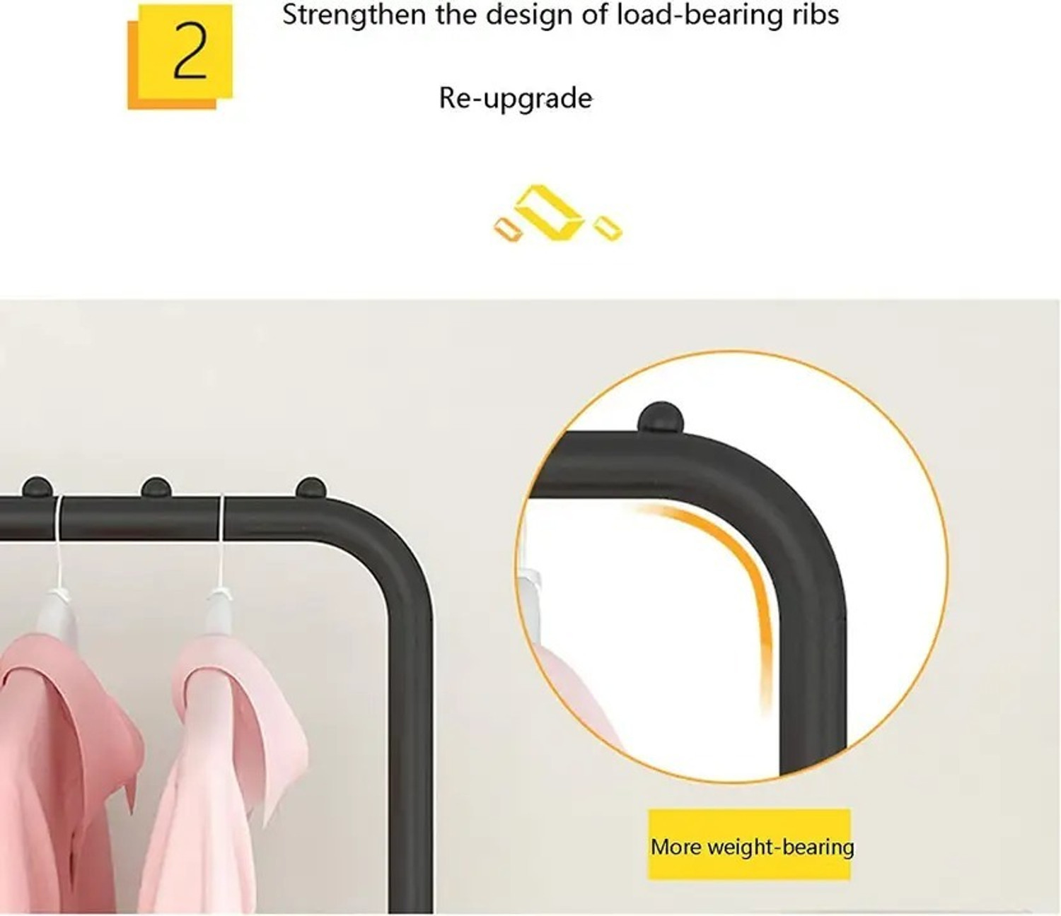 Image of LIGER BLINDS 1 Door 2 Shelf Open Coat clothes hanger stand PP Carbon Steel Collapsible Wardrobe