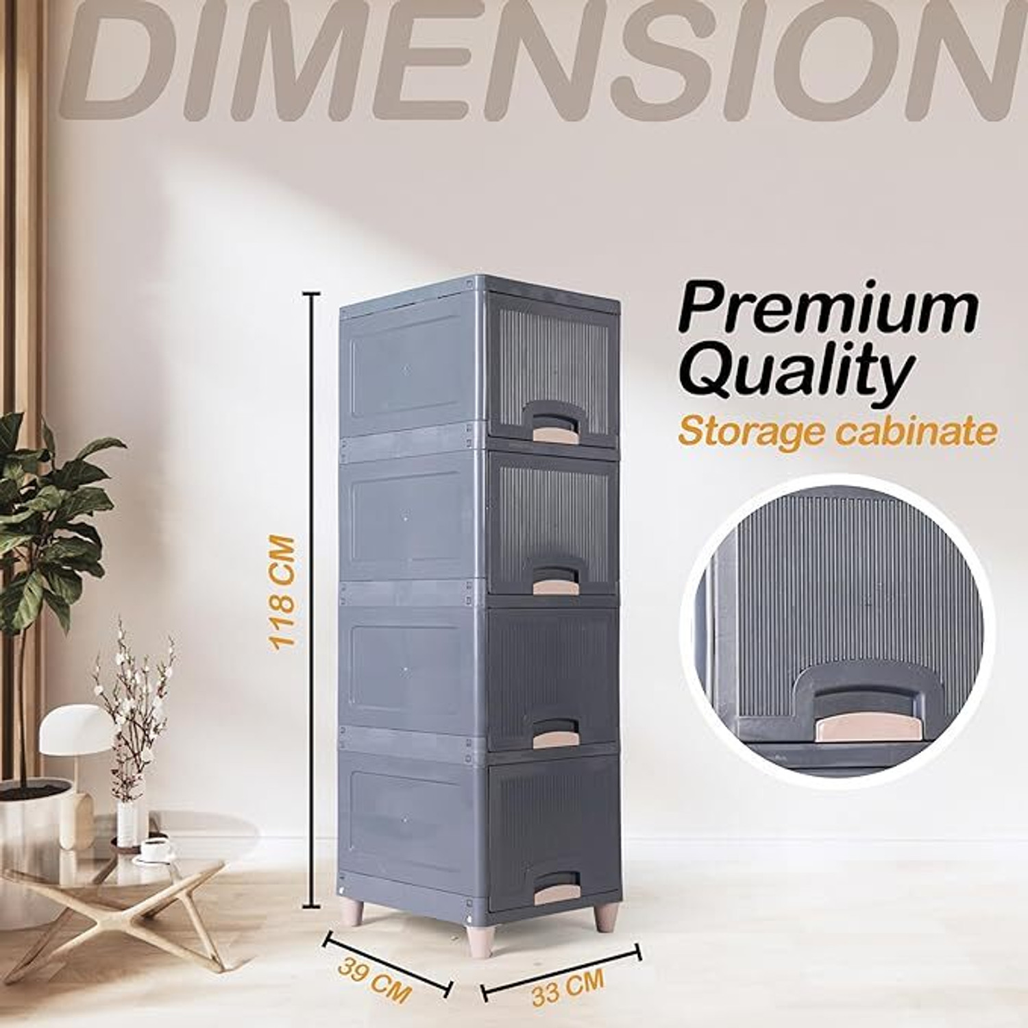 Image of Sorath PVC Collapsible Wardrobe