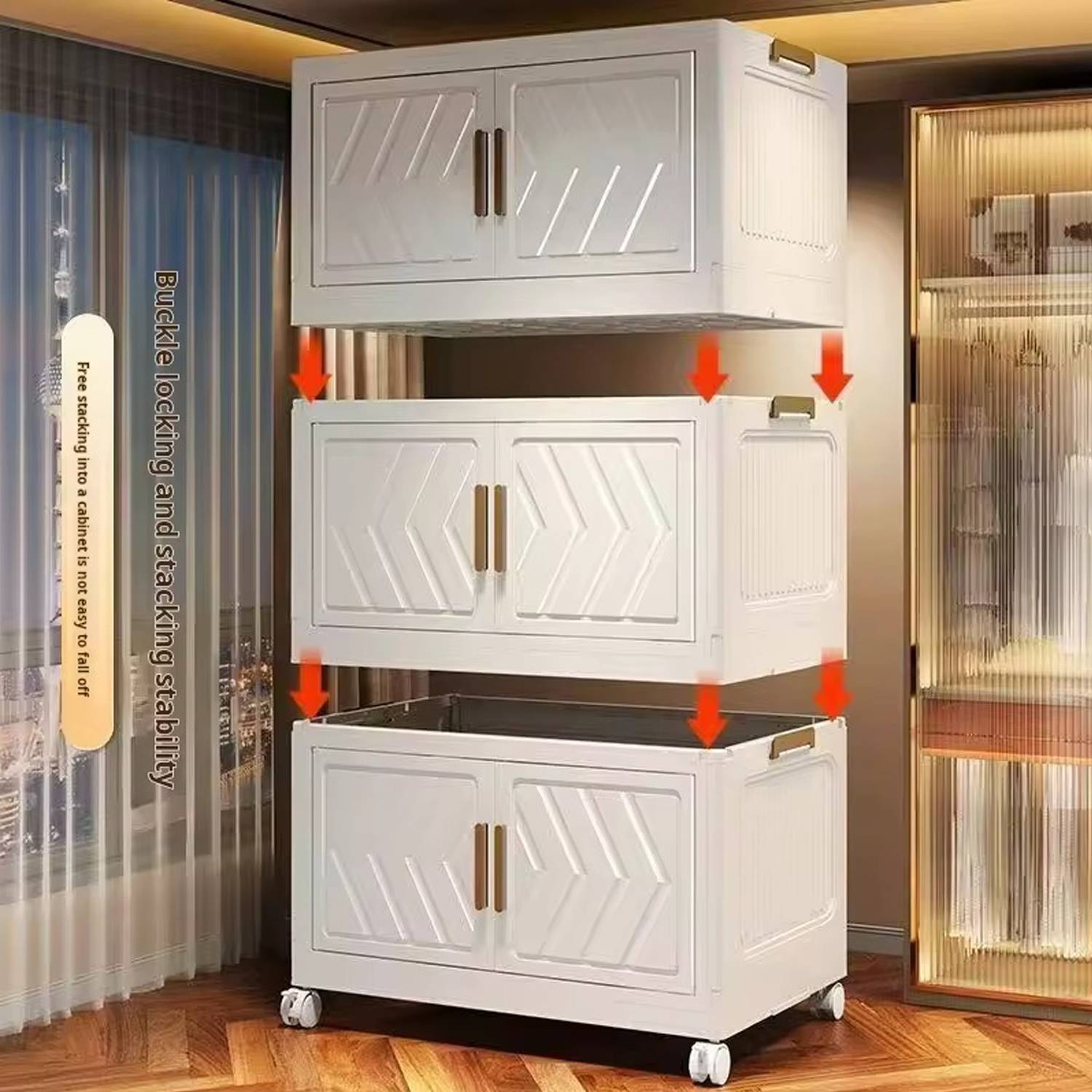 BAZKU PP Collapsible Wardrobe - Image 4