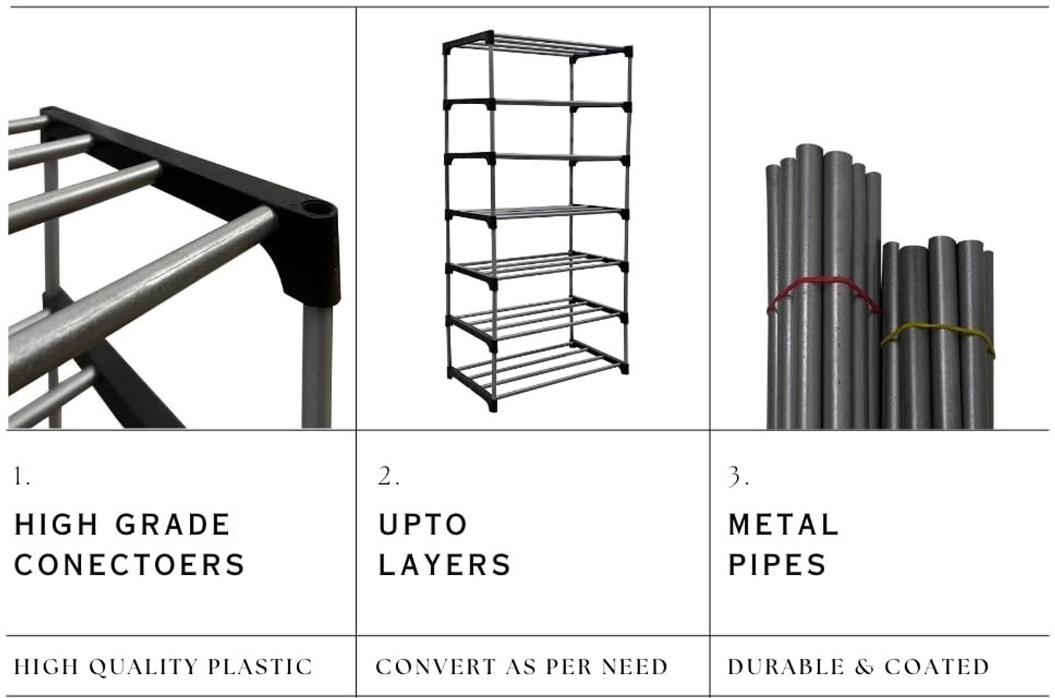 Image of CMerchants Carbon Steel Collapsible Wardrobe