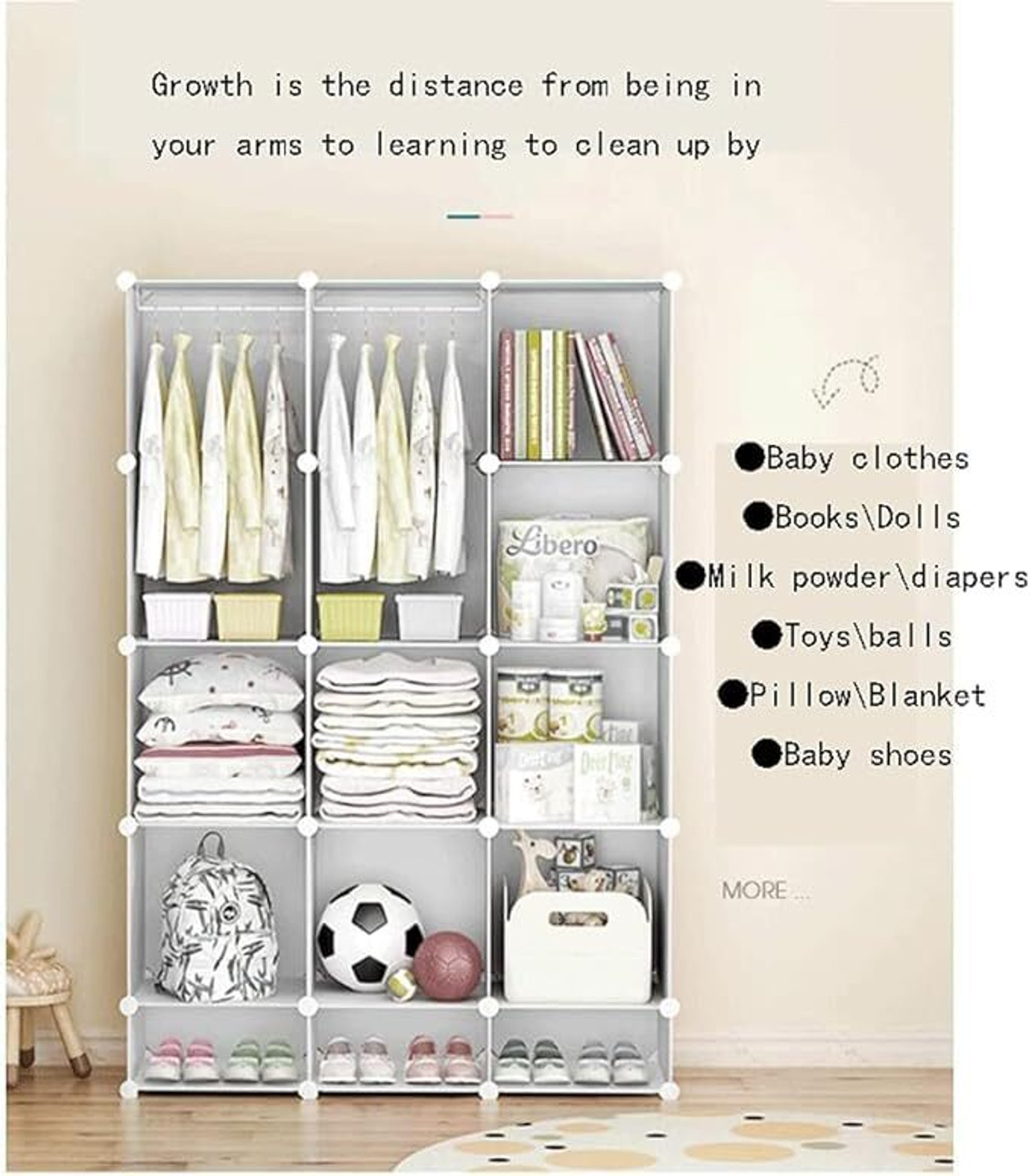 Image of Hemovia PC Collapsible Wardrobe