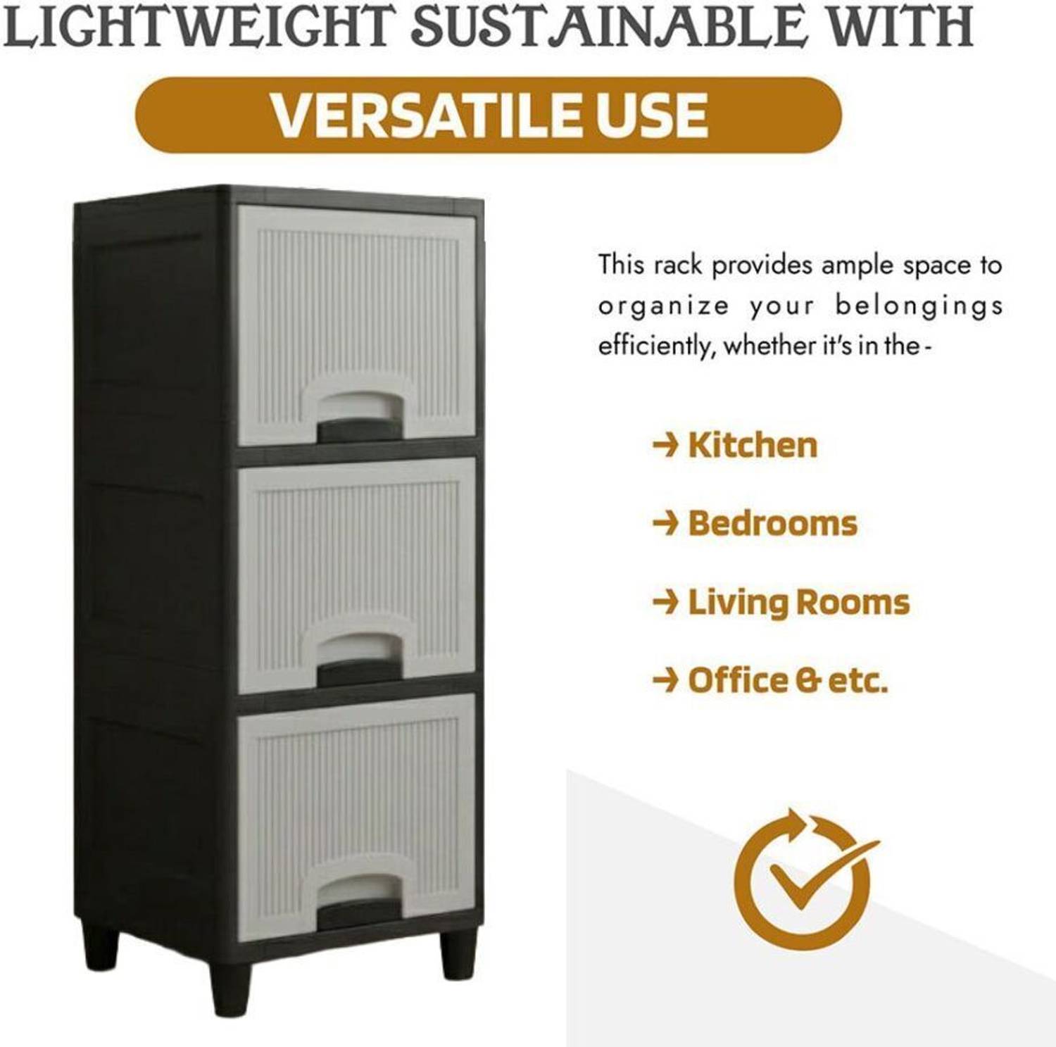 MAXTID Multi Layer Collapsible Wardrobe - Image 3