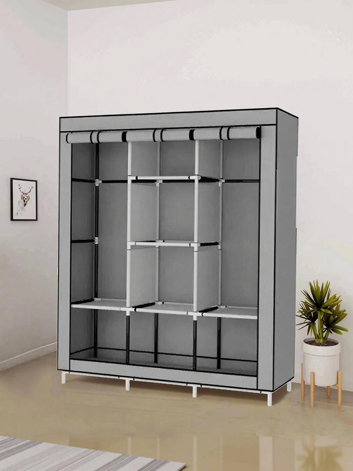 Attache Carbon Steel Collapsible Wardrobe - Image 2