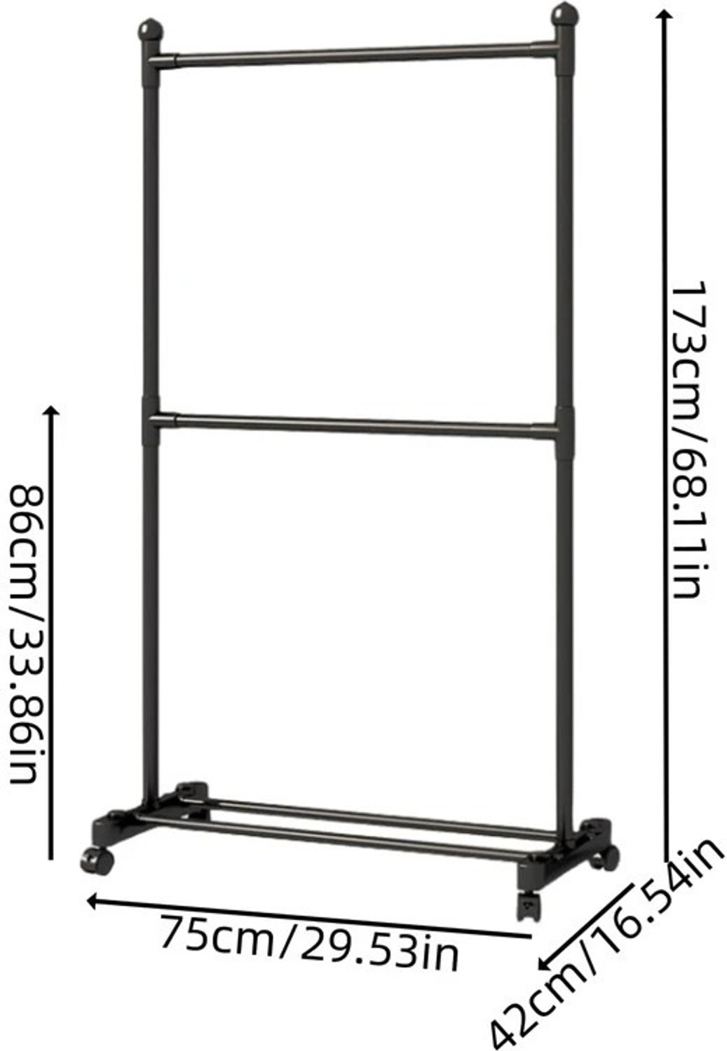Image of Vozica Metal Coat Stand