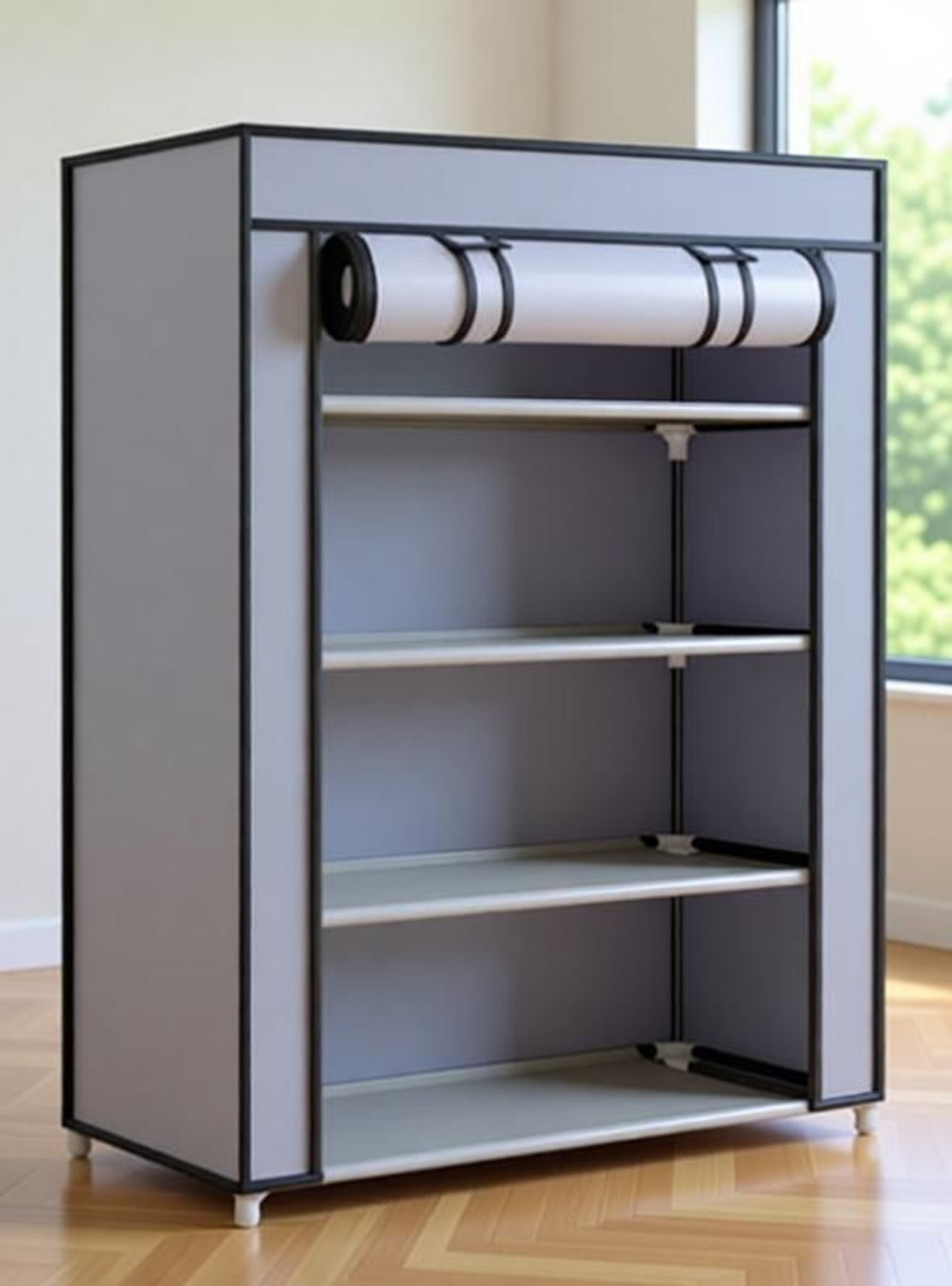 Image of Gallaxy Advance Carbon Steel Collapsible Wardrobe