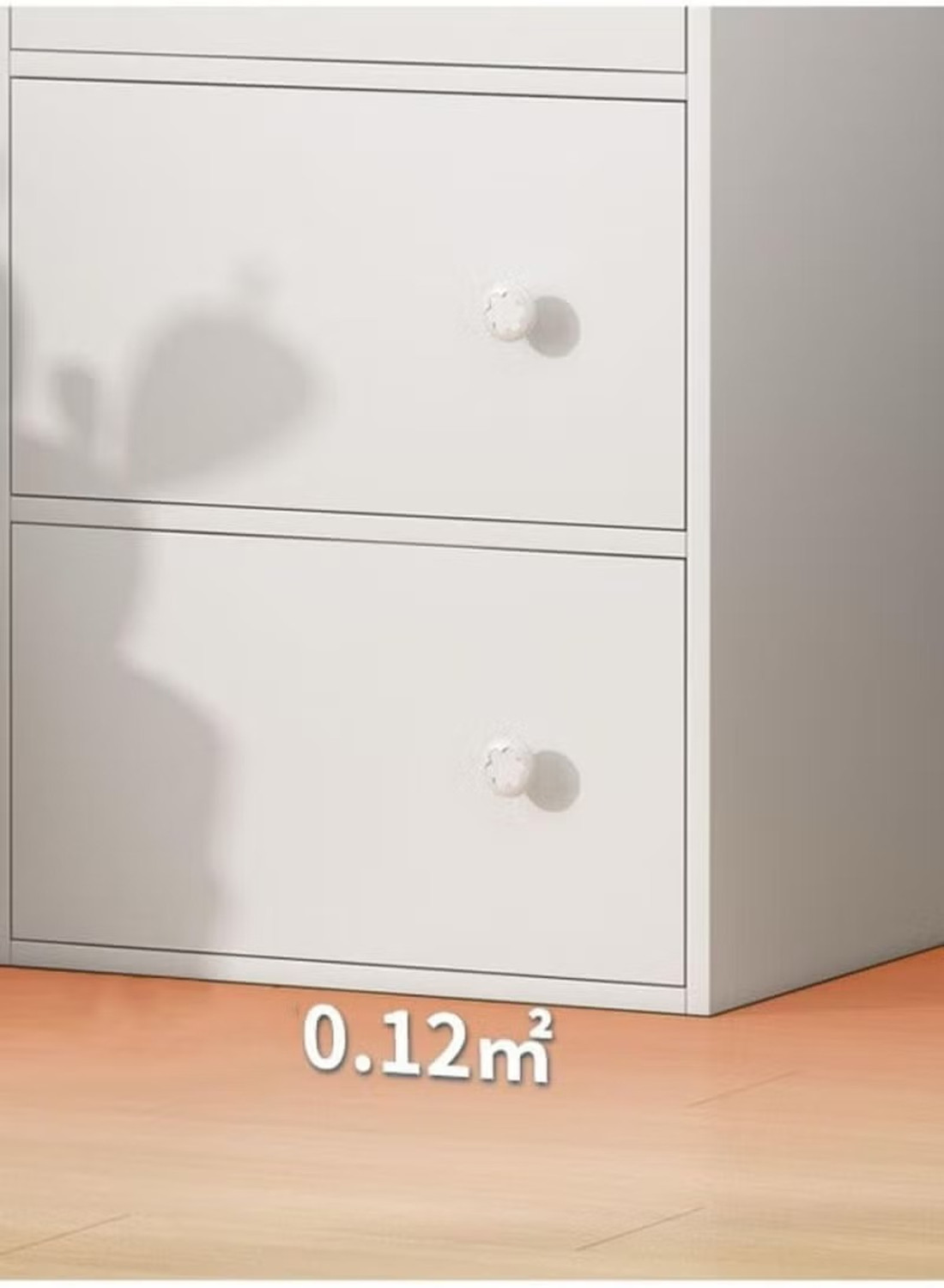Image of Sasimo 6-Door 6-Shelf Closet Engineered Wood Collapsible Cupboard PC Collapsible Wardrobe