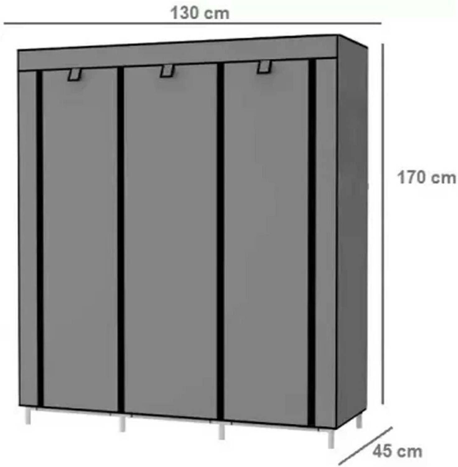 Attache Carbon Steel Collapsible Wardrobe - Image 3