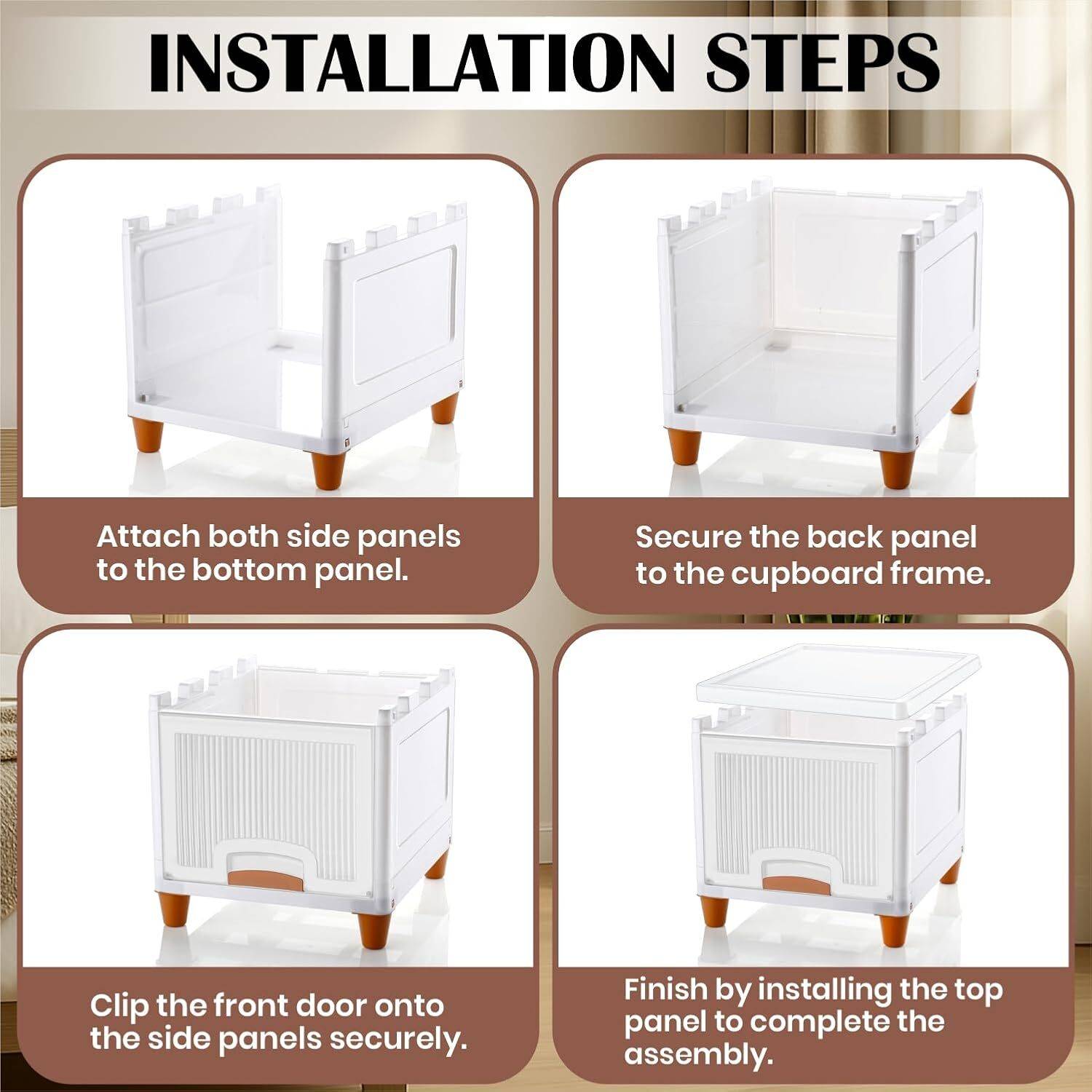 MECHON 6 Layer Foldable Cabinet - Image 4